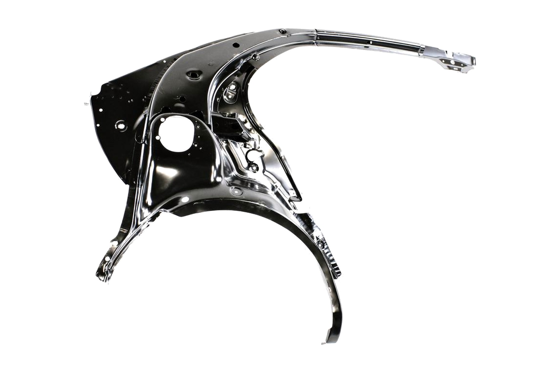 Chapa de Caixa de Roda Lateral Interno Traseiro VW 5U5809404CTR