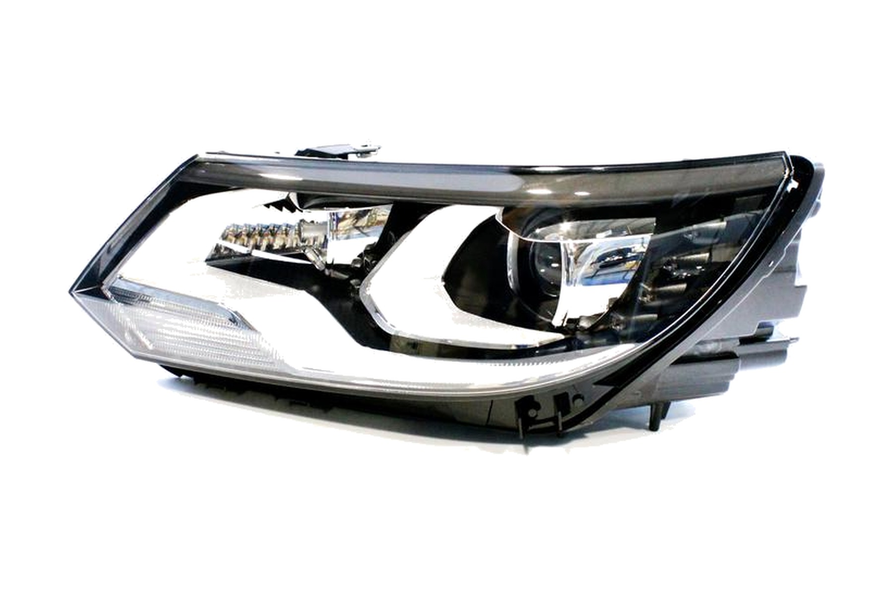 Farol Máscara Negra LED Xenon Esquerdo (Motorista) VW 5N1941753B - Imagem 2