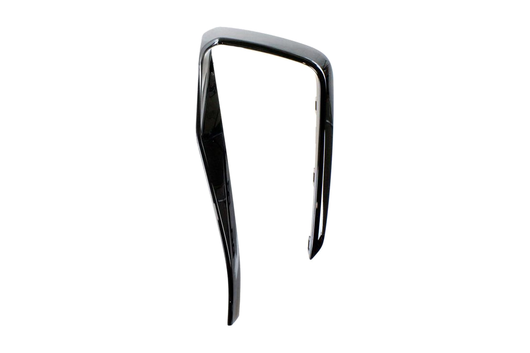 Friso de Moldura de Farol de Milha Preto Brilhante Direito (Passageiro) Dianteiro VW 2G0853712041