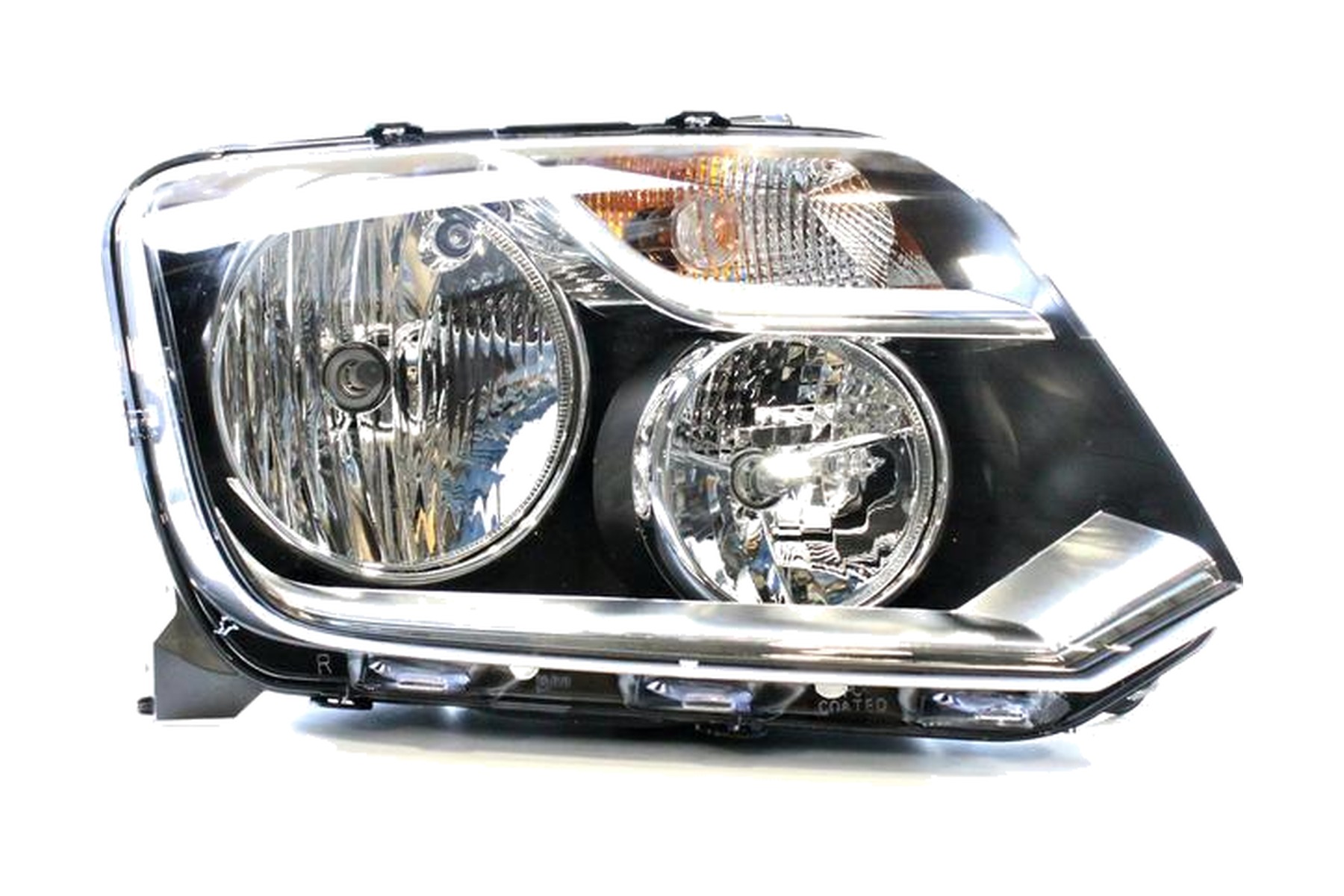 Farol Direito (Passageiro) Máscara Negra VW 2H1941016AN - Imagem 2