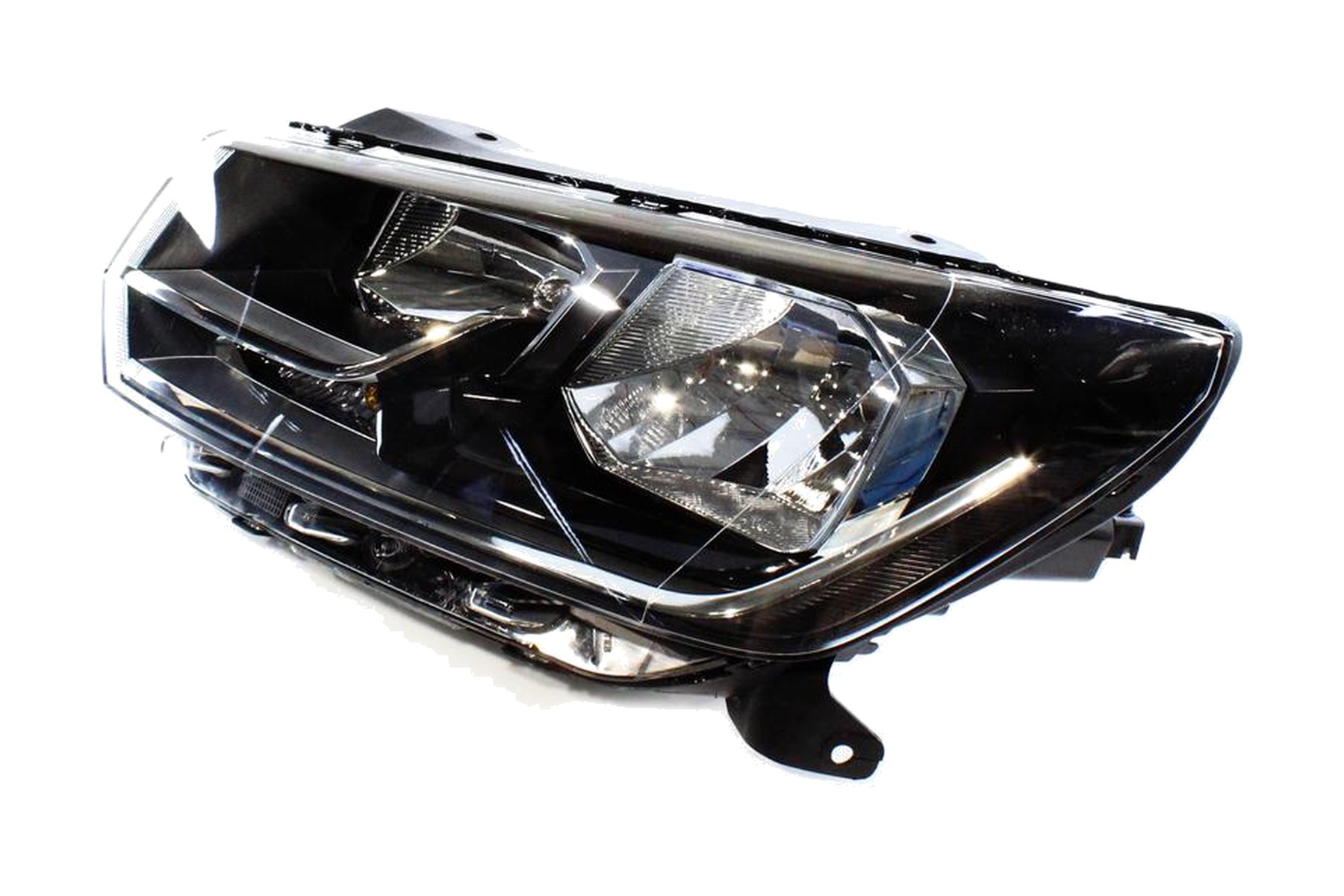 Farol Máscara Negra Esquerdo (Motorista) VW 5U7941007B - Imagem 2