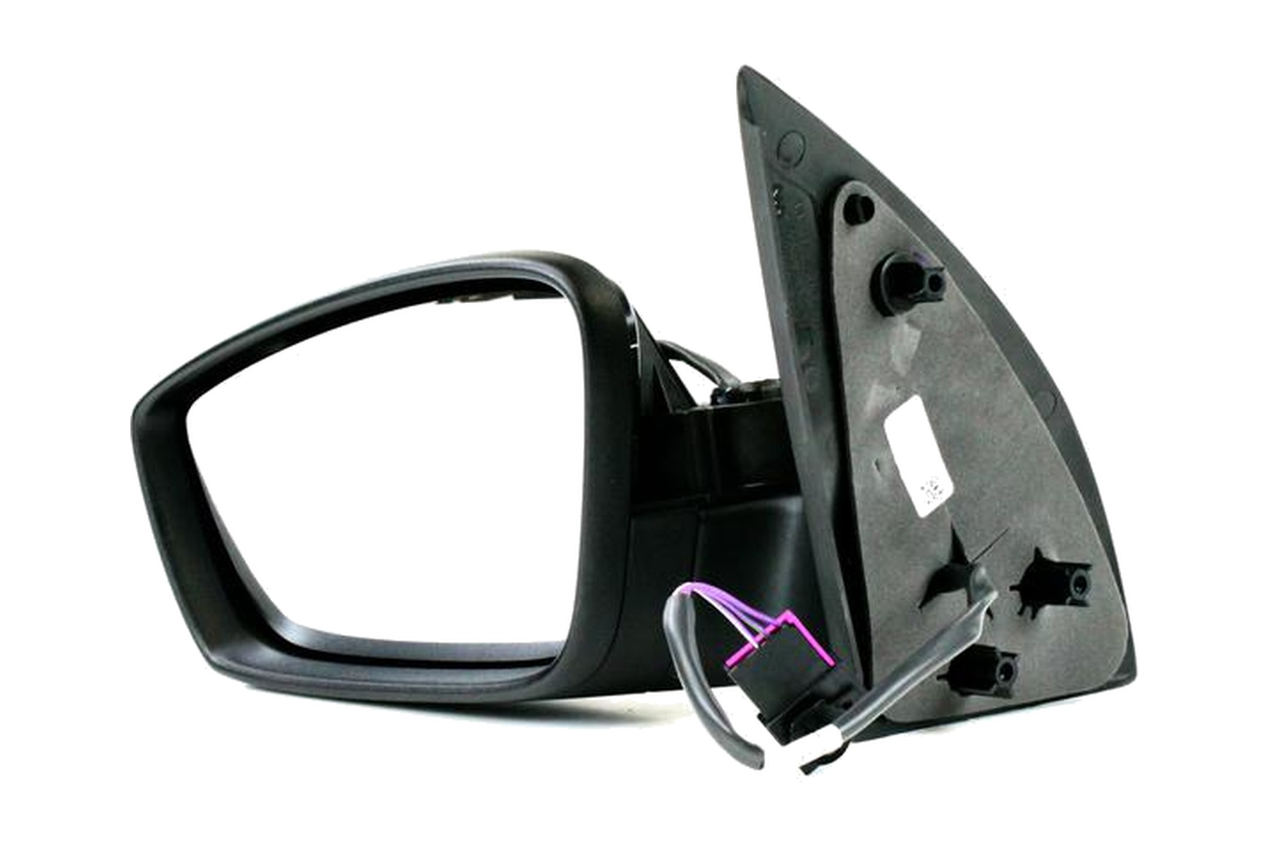 Espelho Retrovisor Preto Esquerdo (Motorista) Elétrico VW 5U1857507P9B9 - Imagem 3