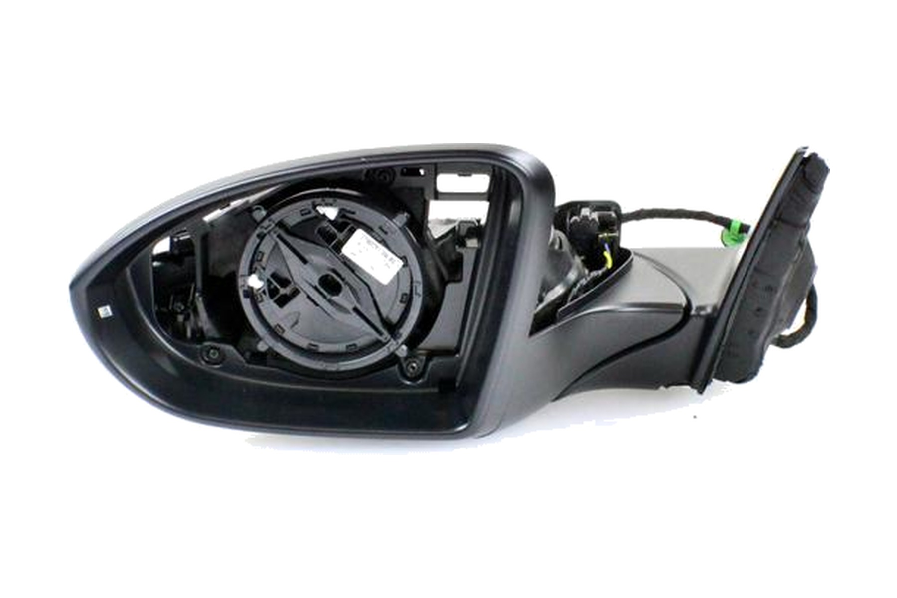 Espelho Retrovisor Preto Esquerdo (Motorista) Elétrico VW 17A857507AQ9B9