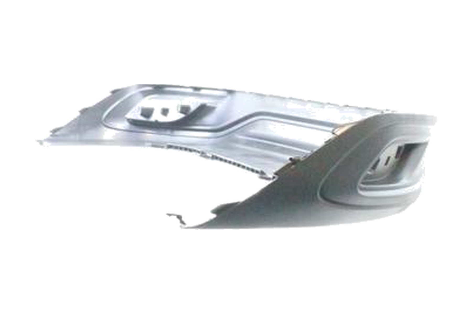 Spoiler Difusor de Para-choque Traseiro Central Preto Texturizado VW 6EC807568C9B9 - Imagem 18