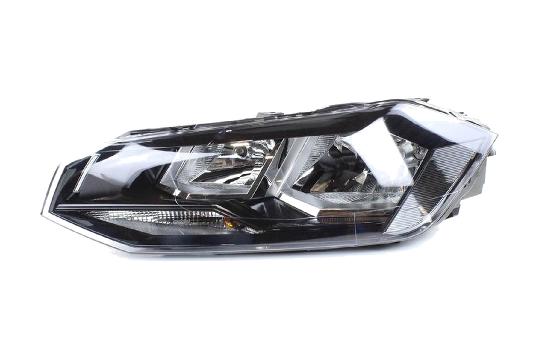 Farol Esquerdo (Motorista) Máscara Negra VW 6EA941005
