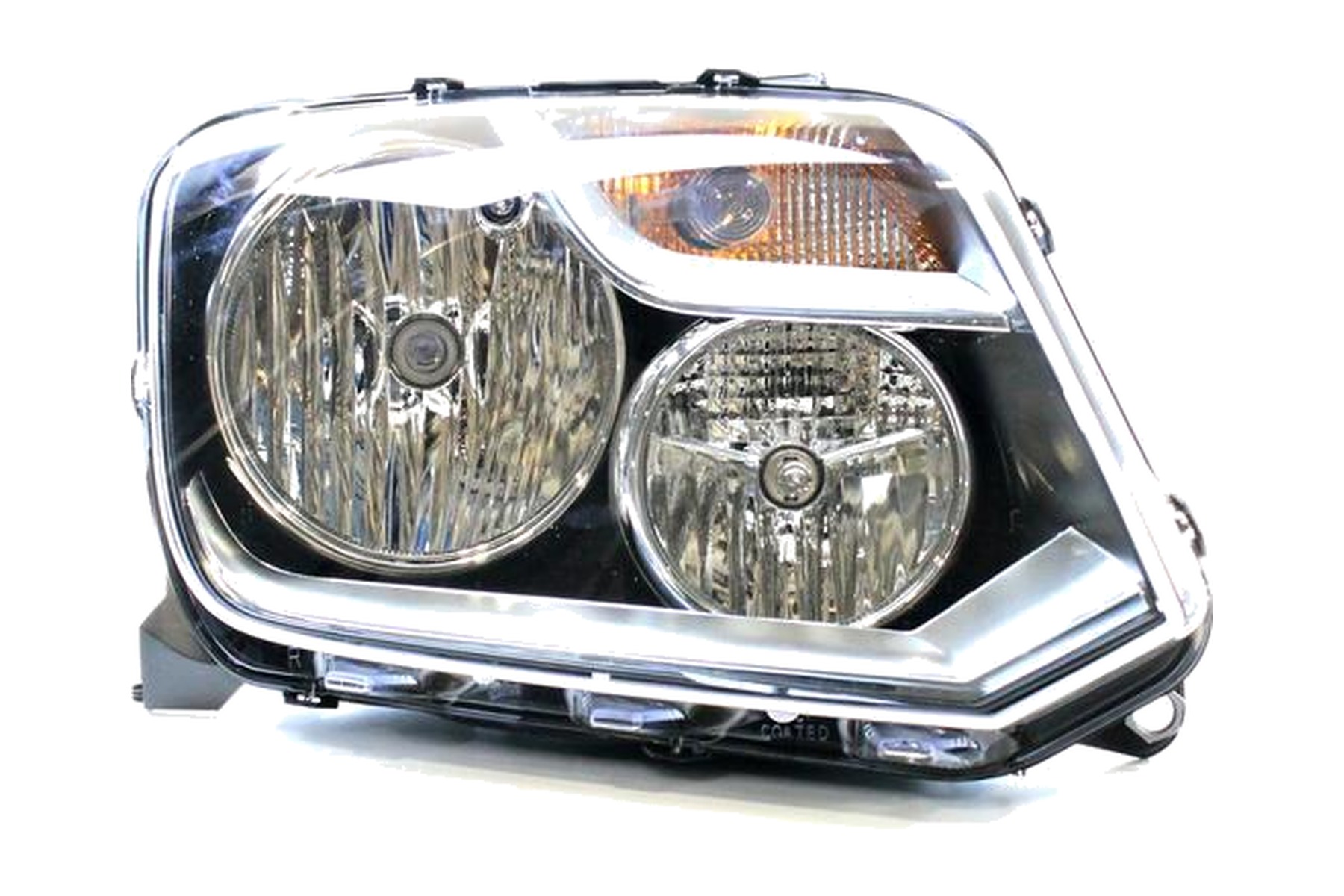 Farol Direito (Passageiro) Máscara Negra VW 2H1941016AN - Imagem 3