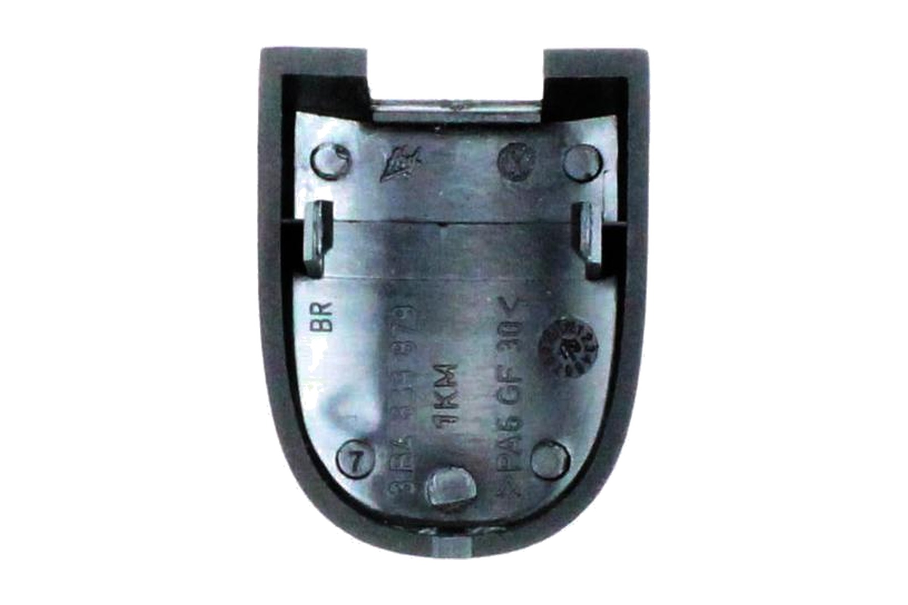 Moldura de Cilindro de Maçaneta de Porta VW 5U48398791NN - Imagem 4