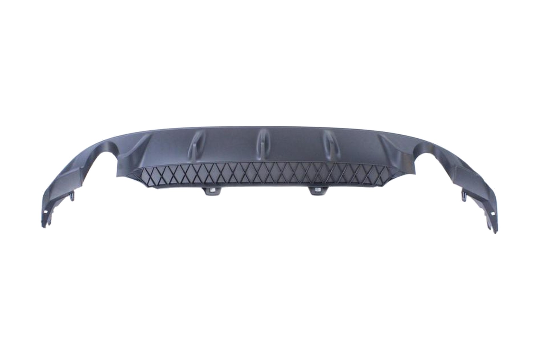 Spoiler Difusor de Para-choque Traseiro Central Preto Texturizado VW 17A807568F9B9