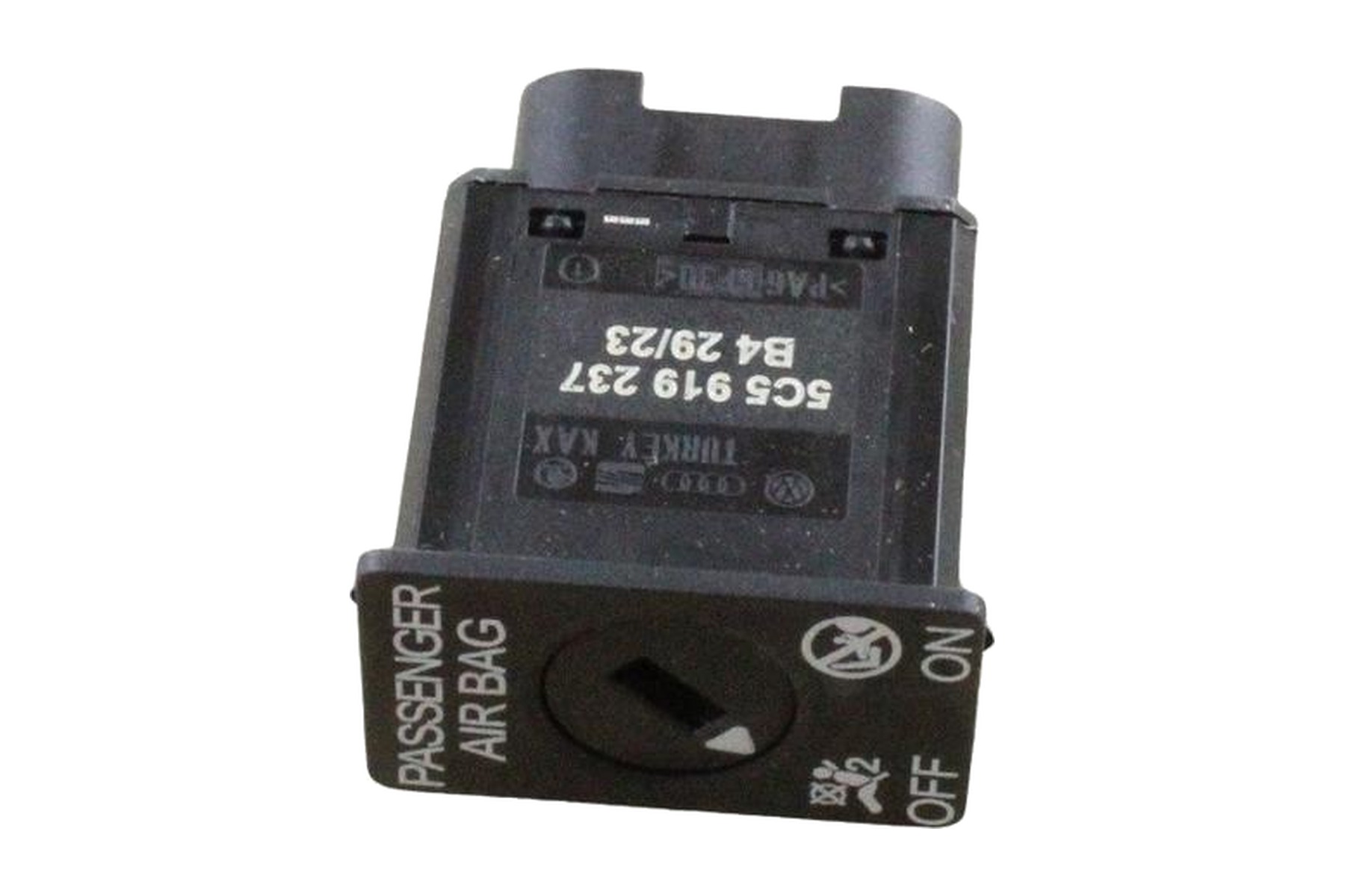 Interruptor de Desativação de Airbag de Passageiro VW 5C5919237WGI - Imagem 2