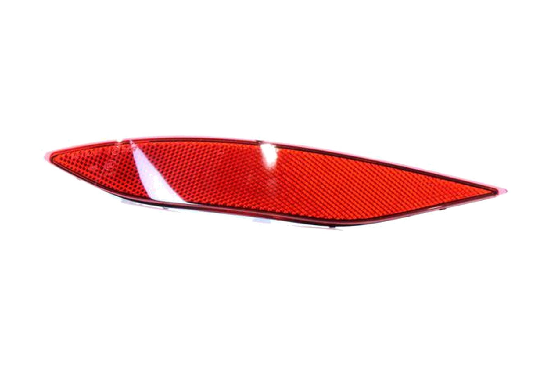 Refletor de Para-choque Vermelho Traseiro Esquerdo (Motorista) VW 5G9945105 - Imagem 3