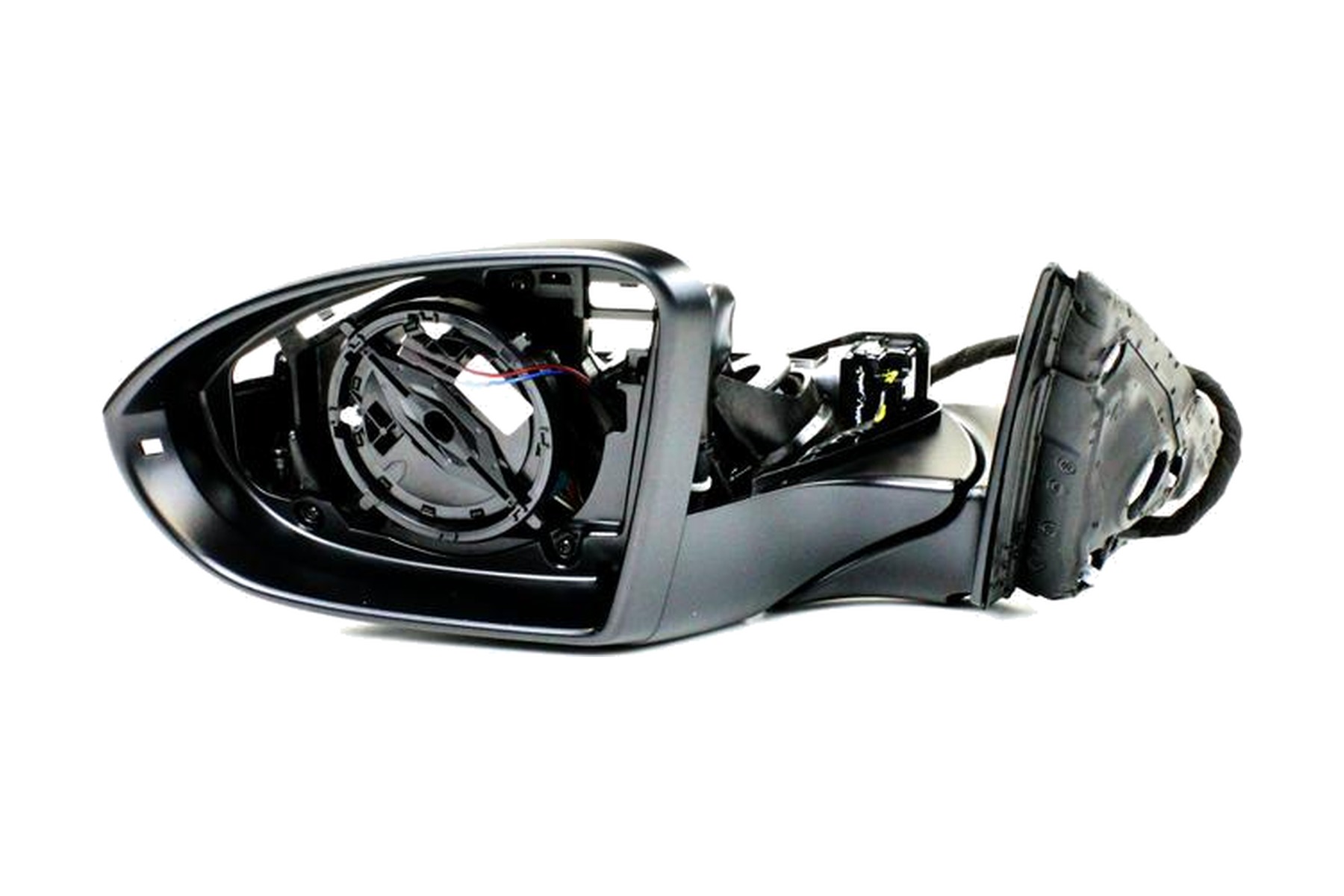 Espelho Retrovisor Preto Esquerdo (Motorista) Elétrico VW 17A857507AS9B9