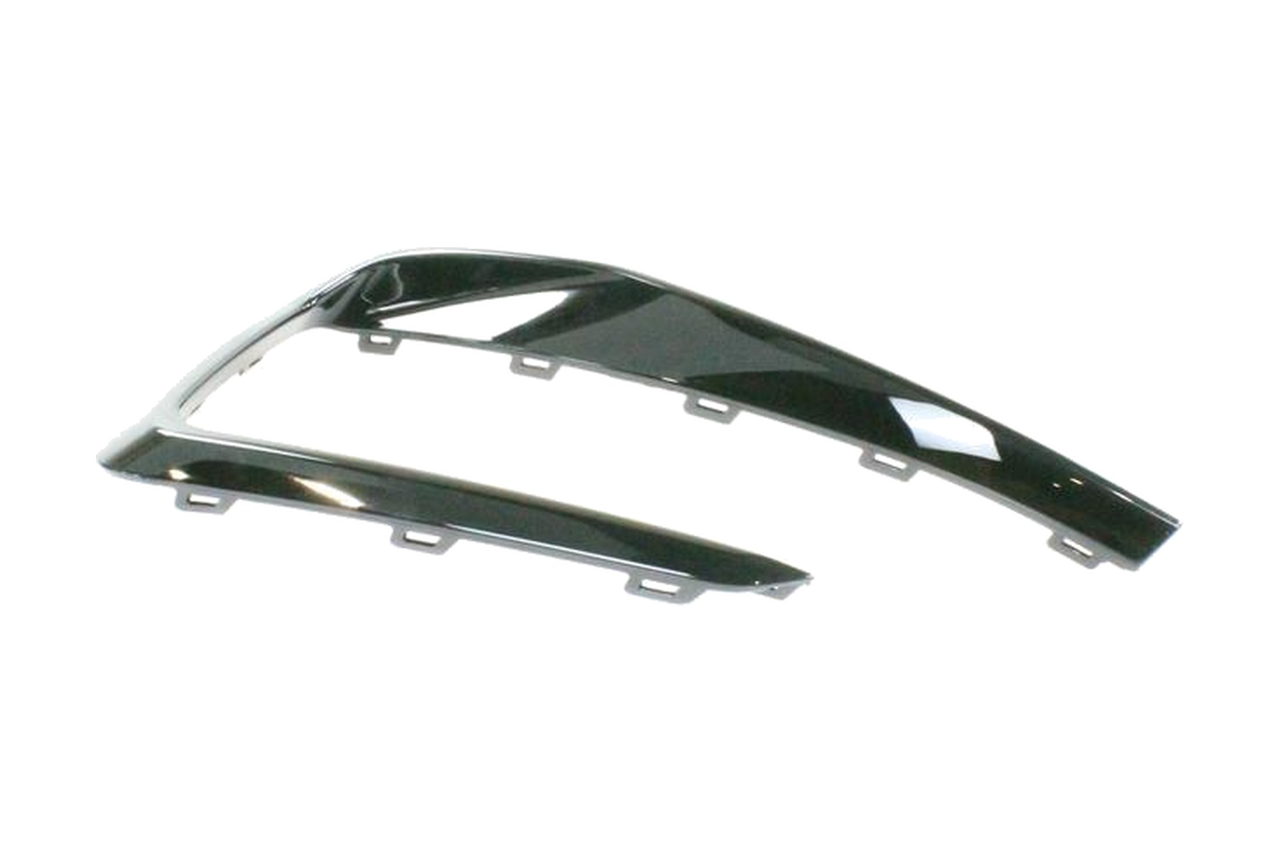 Friso de Moldura de Farol de Milha Preto Brilhante Esquerdo (Motorista) Dianteiro VW 2G0853711041 - Imagem 3