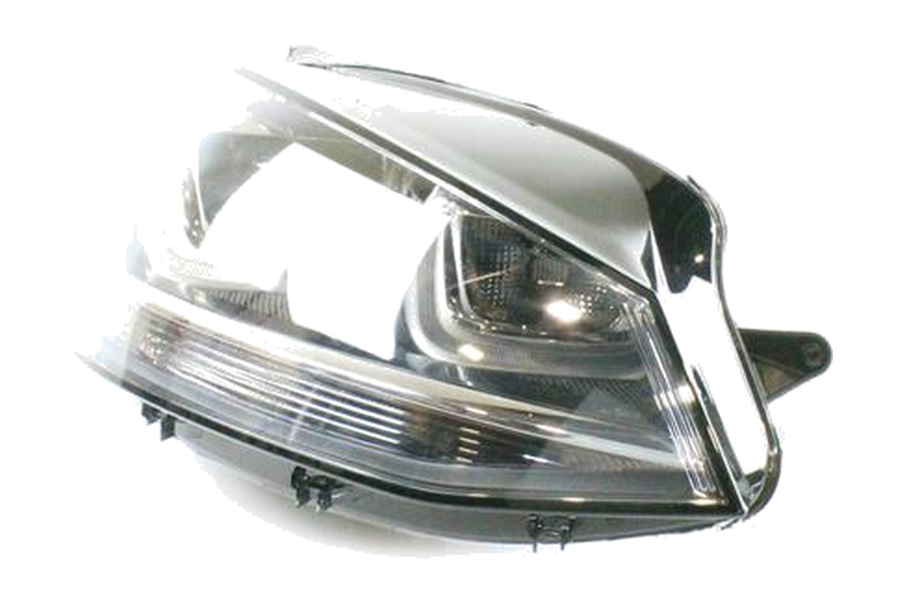 Farol Máscara Negra LED Direito (Passageiro) Xenon VW 5GM941754B - Imagem 5