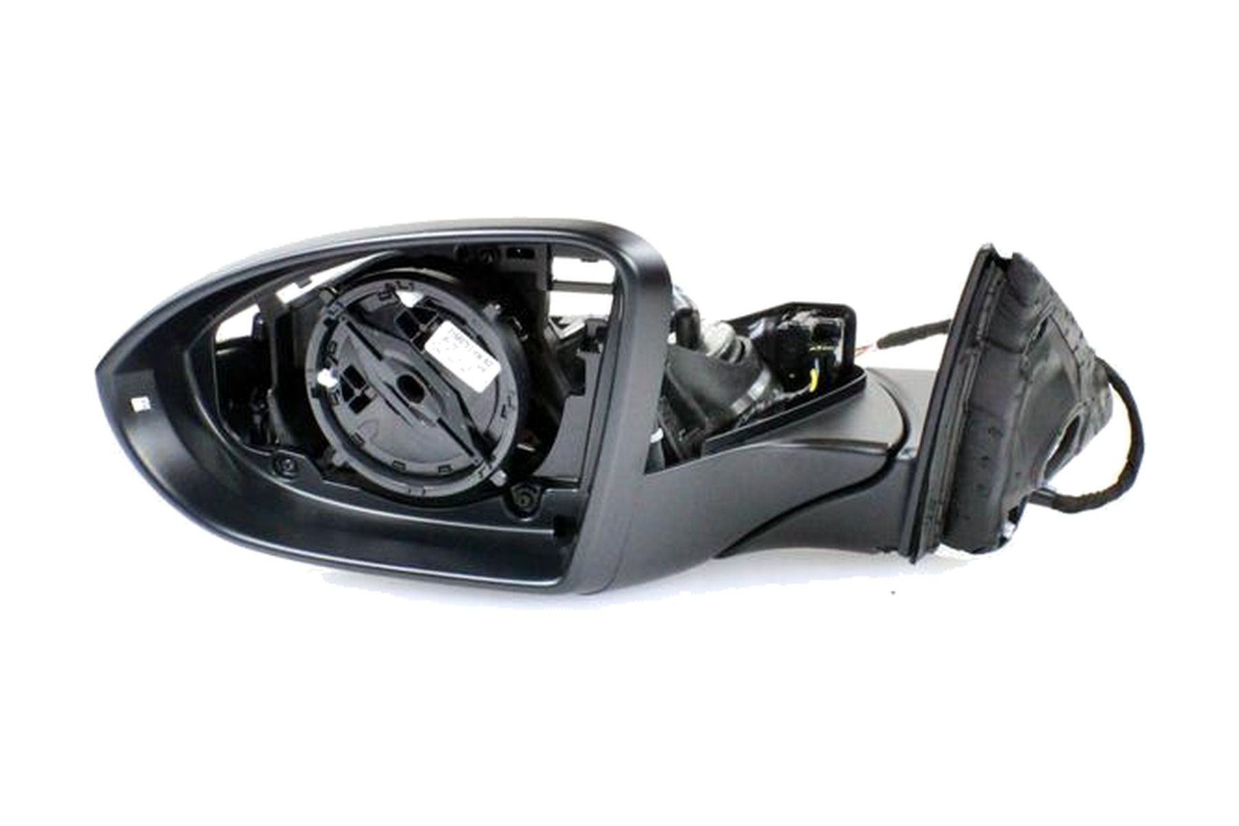 Espelho Retrovisor Preto Esquerdo (Motorista) Elétrico VW 17A857507AQ9B9 - Imagem 2
