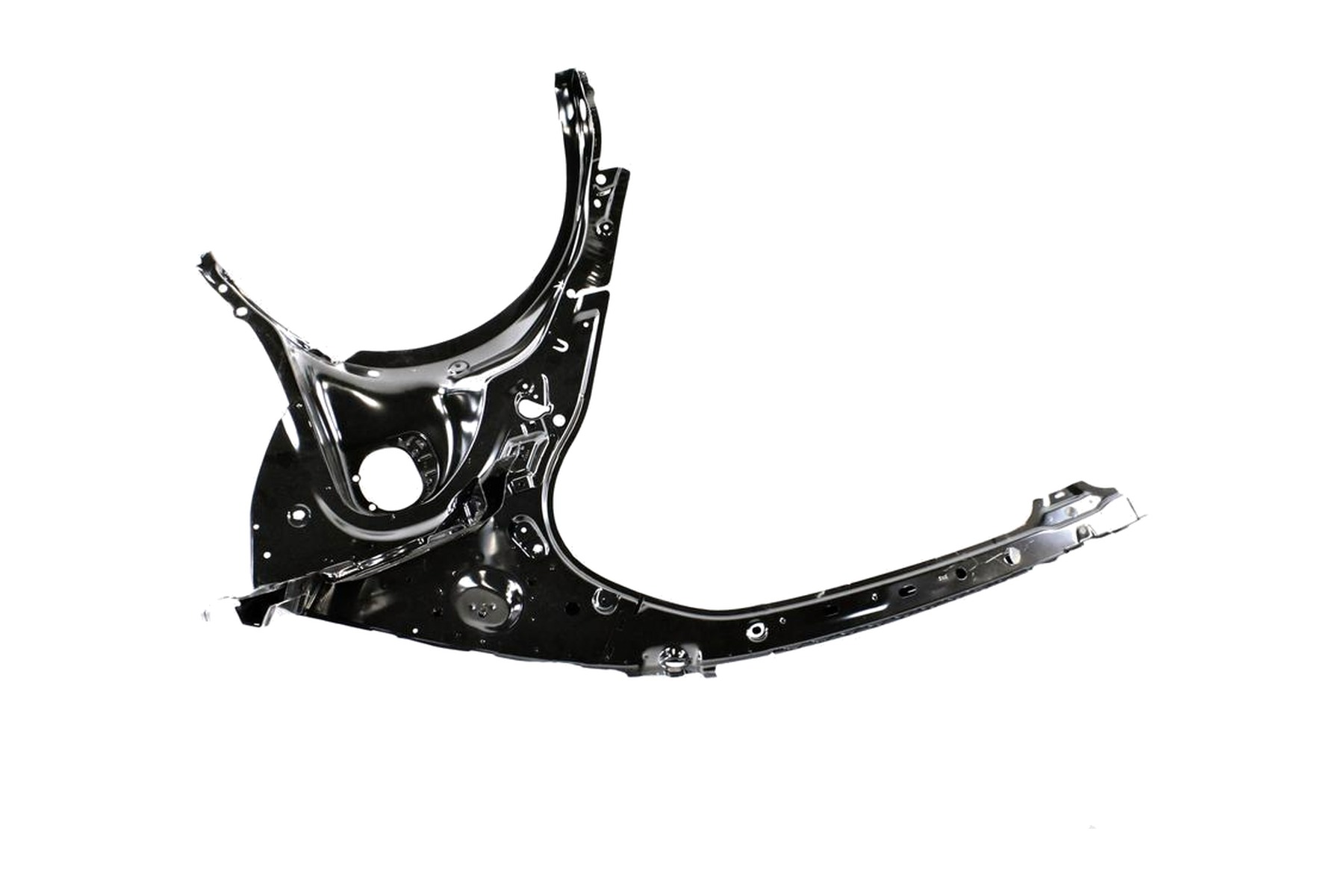 Chapa de Caixa de Roda Lateral Interno Traseiro VW 5U5809404CTR - Imagem 2