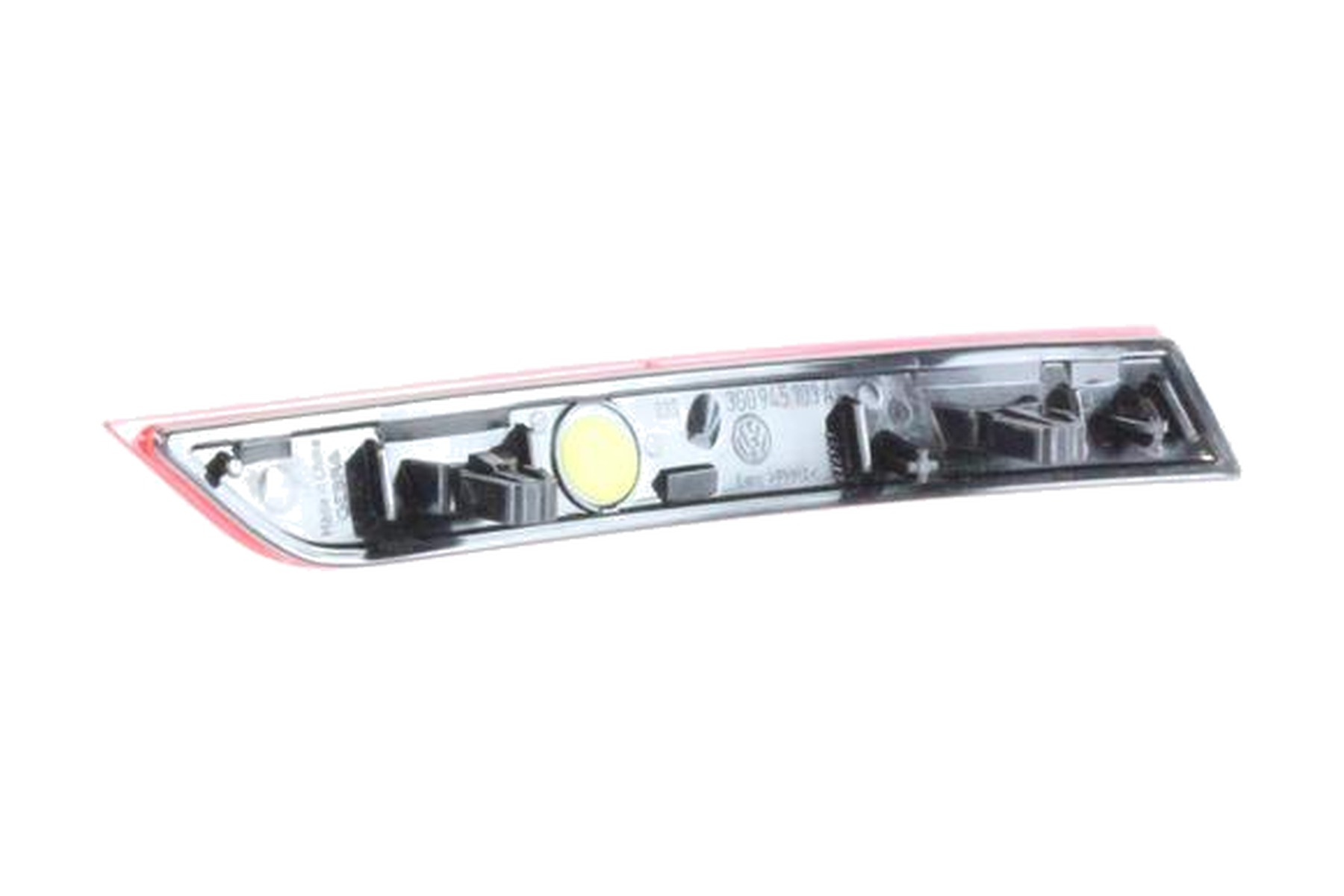 Refletor de Para-choque Vermelho Traseiro Esquerdo (Motorista) VW 3G0945103A - Imagem 11