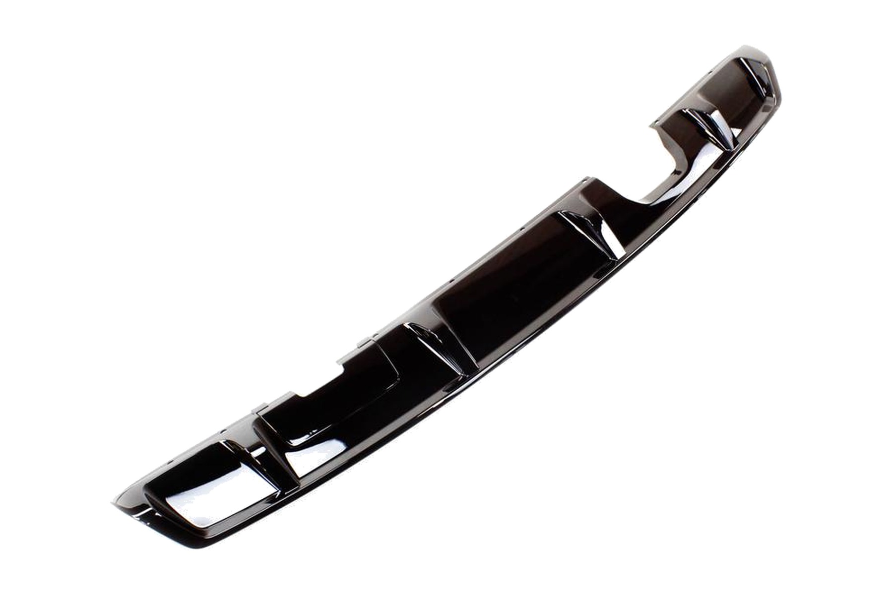 Spoiler Difusor de Para-choque Traseiro Central Preto Brilhante VW 5Z6807433E041 - Imagem 3