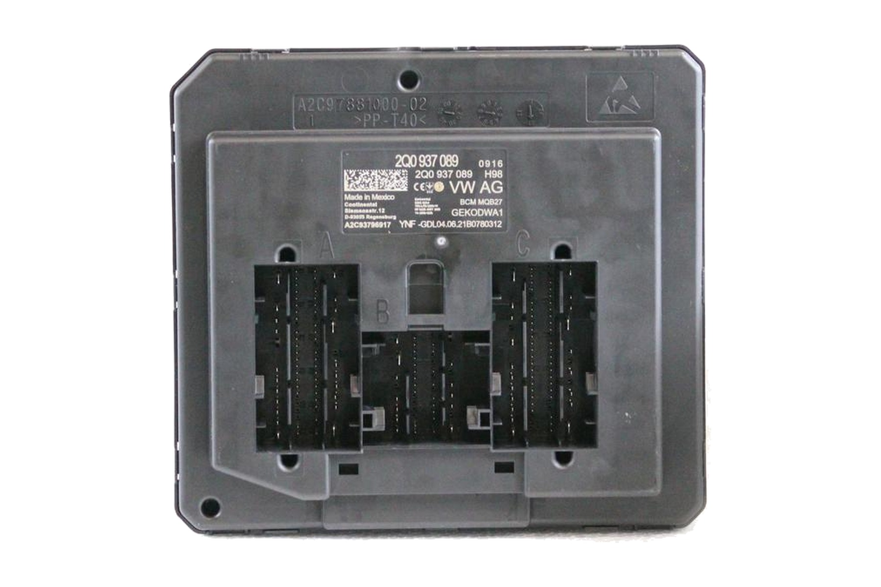 Módulo Eletrônico BCM VW 2Q0937089 - Imagem 4