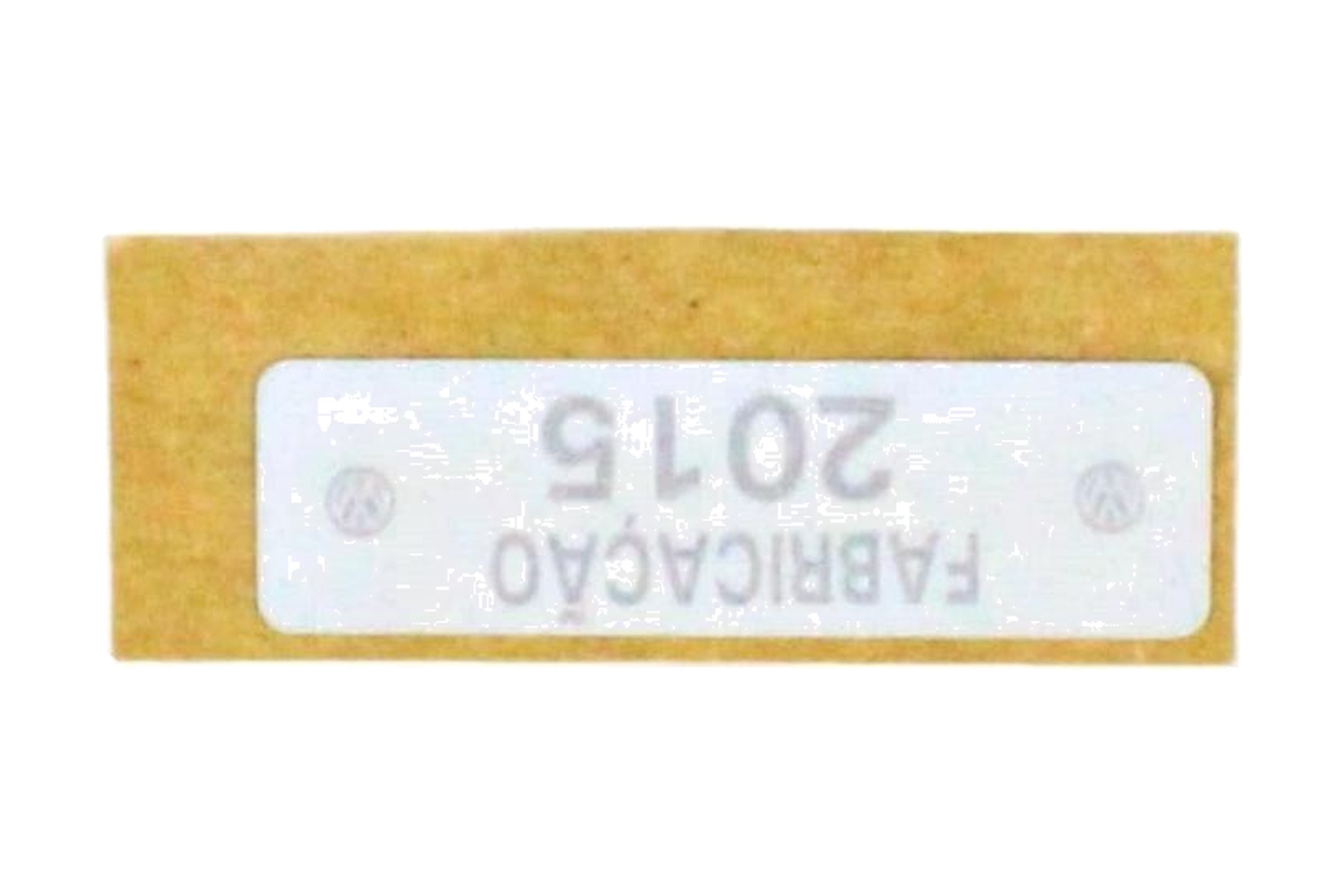 Etiqueta de Fabricação de Veículo VW 5U0010874D - Imagem 4