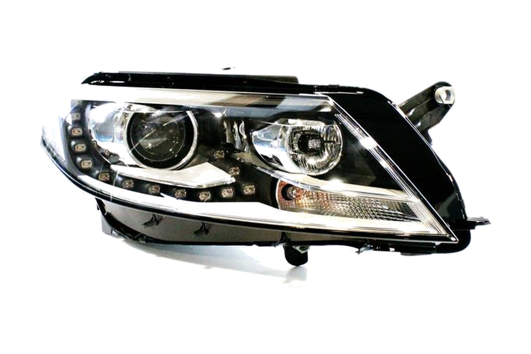 Farol Máscara Negra LED Direito (Passageiro) Xenon VW 3C8941754Q - Imagem 3