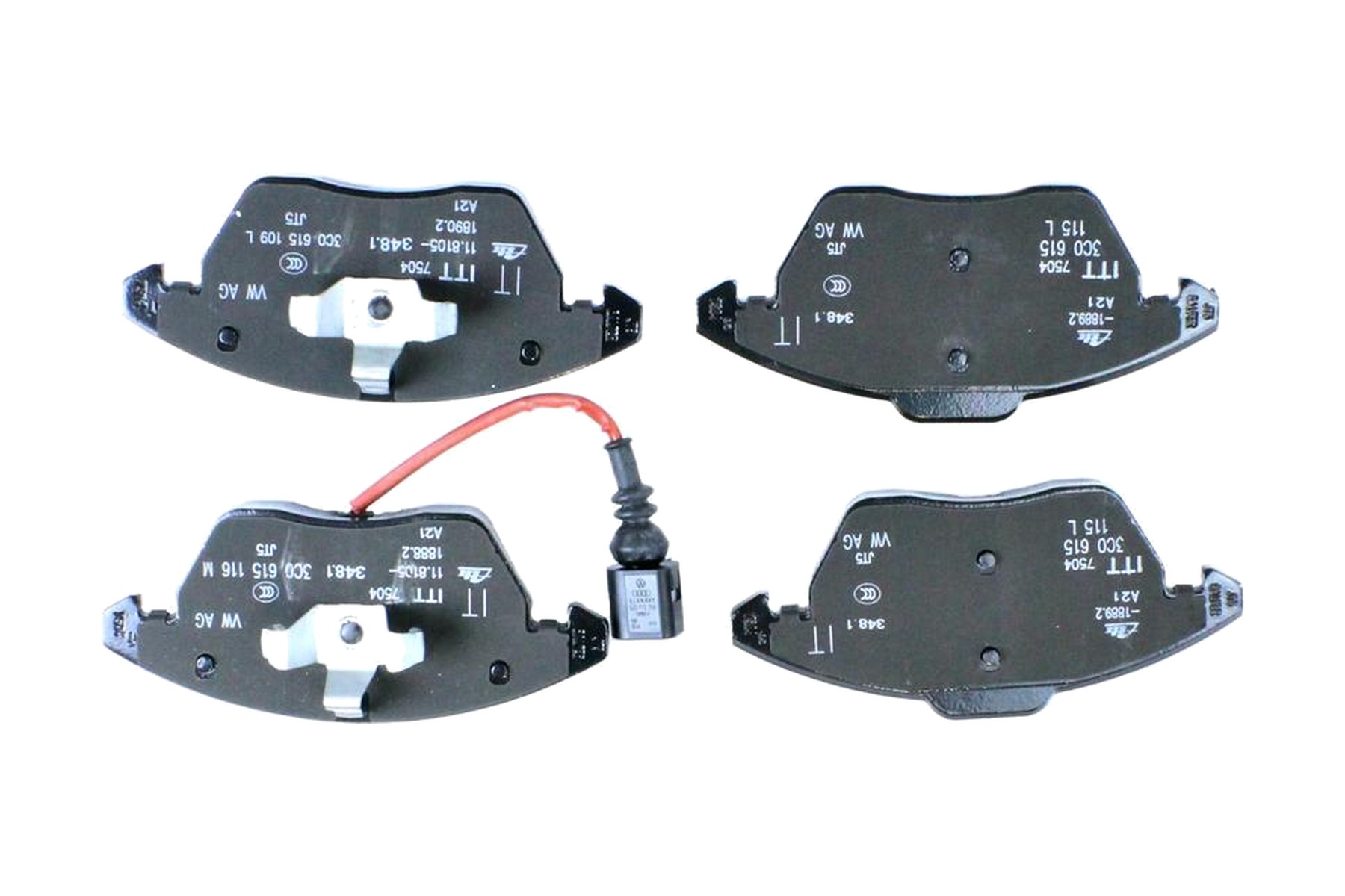 Pastilha de Freio Dianteiro VW 3C0698151P - Imagem 2