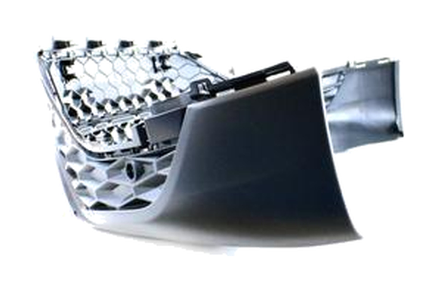 Spoiler Difusor de Para-choque Dianteiro Central Preto Texturizado VW 2GK8059019B9 - Imagem 7