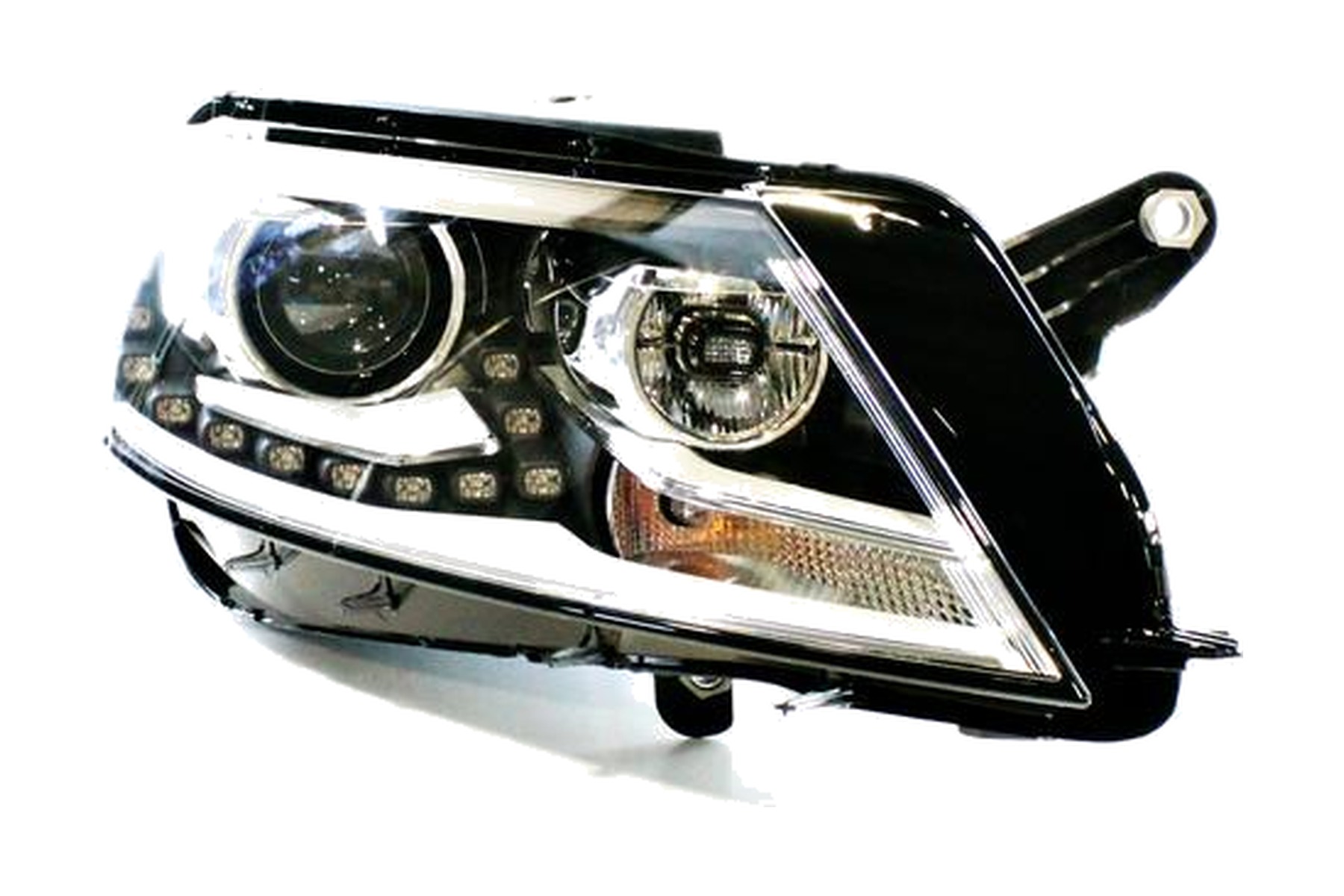 Farol Máscara Negra LED Direito (Passageiro) Xenon VW 3C8941754Q - Imagem 4