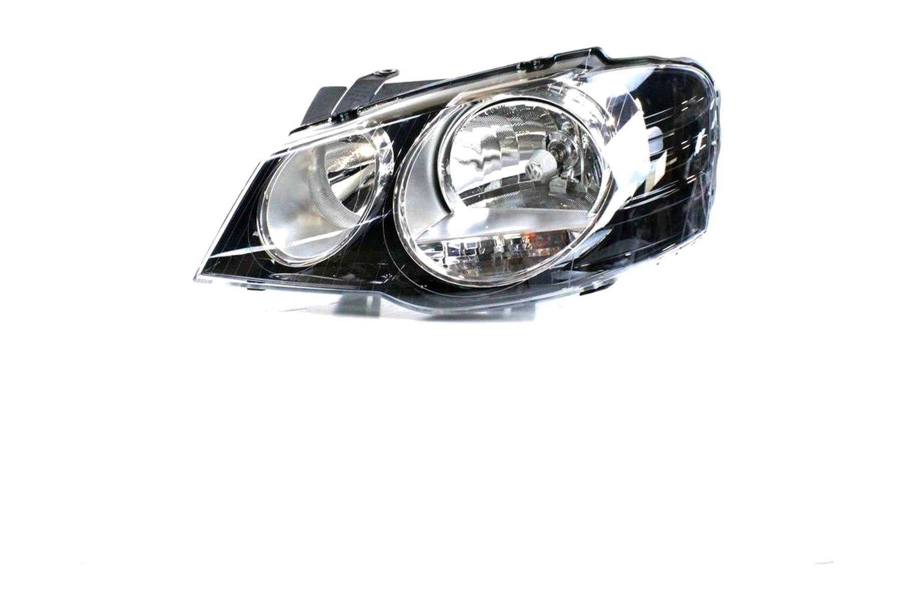 Farol Máscara Negra Esquerdo (Motorista) Duplo VW 1JE941015P