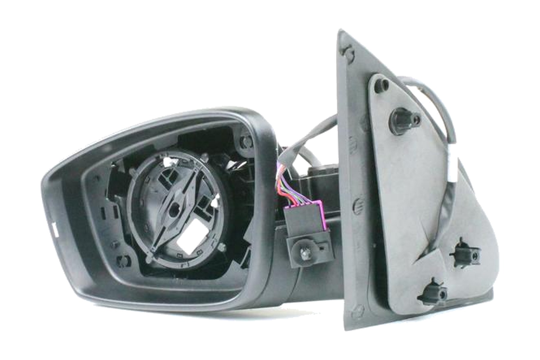 Espelho Retrovisor Preto Esquerdo (Motorista) Elétrico VW 5U7857507J9B9 - Imagem 3