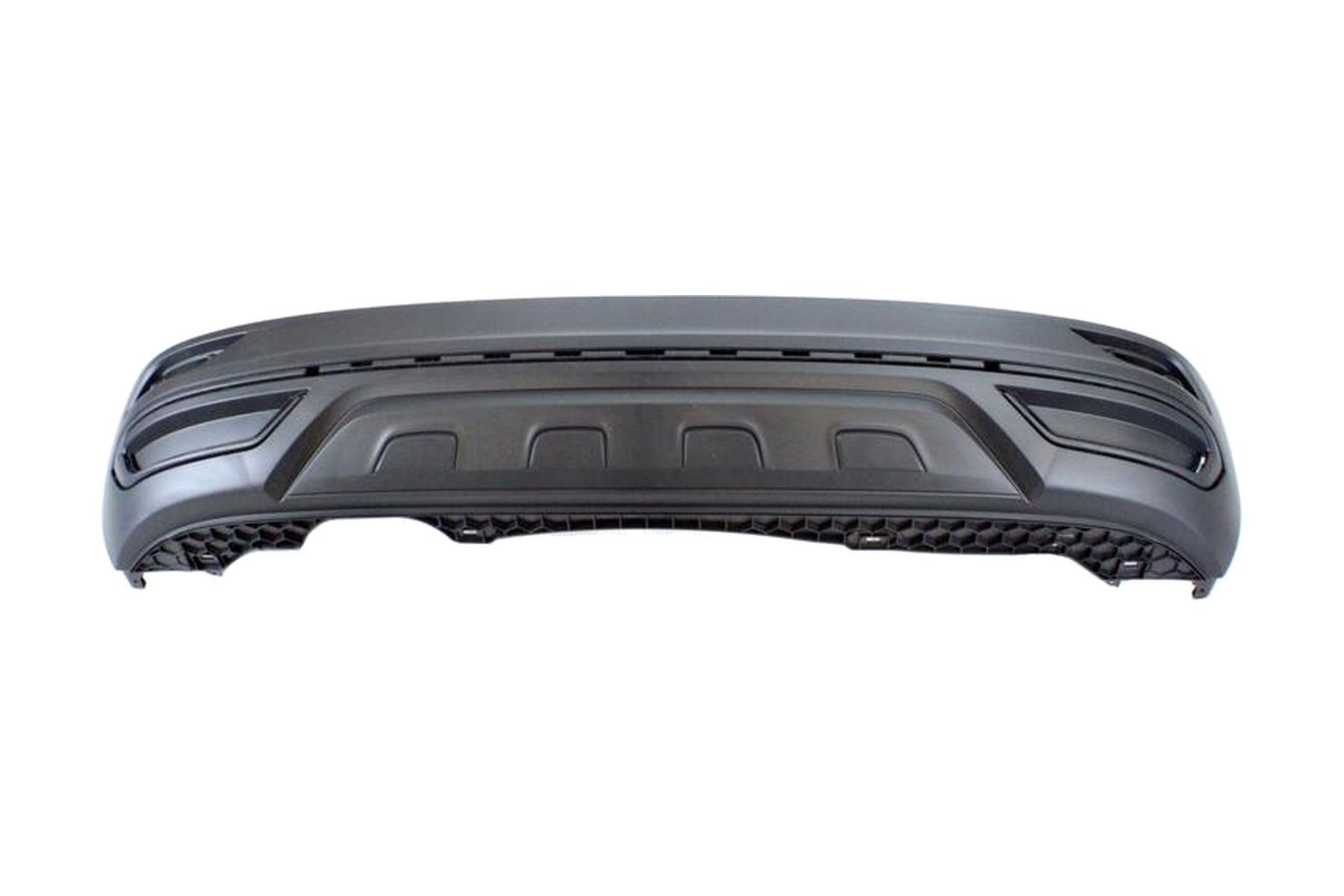 Spoiler Difusor de Para-choque Traseiro Central Preto Texturizado VW 2GP807521A9B9