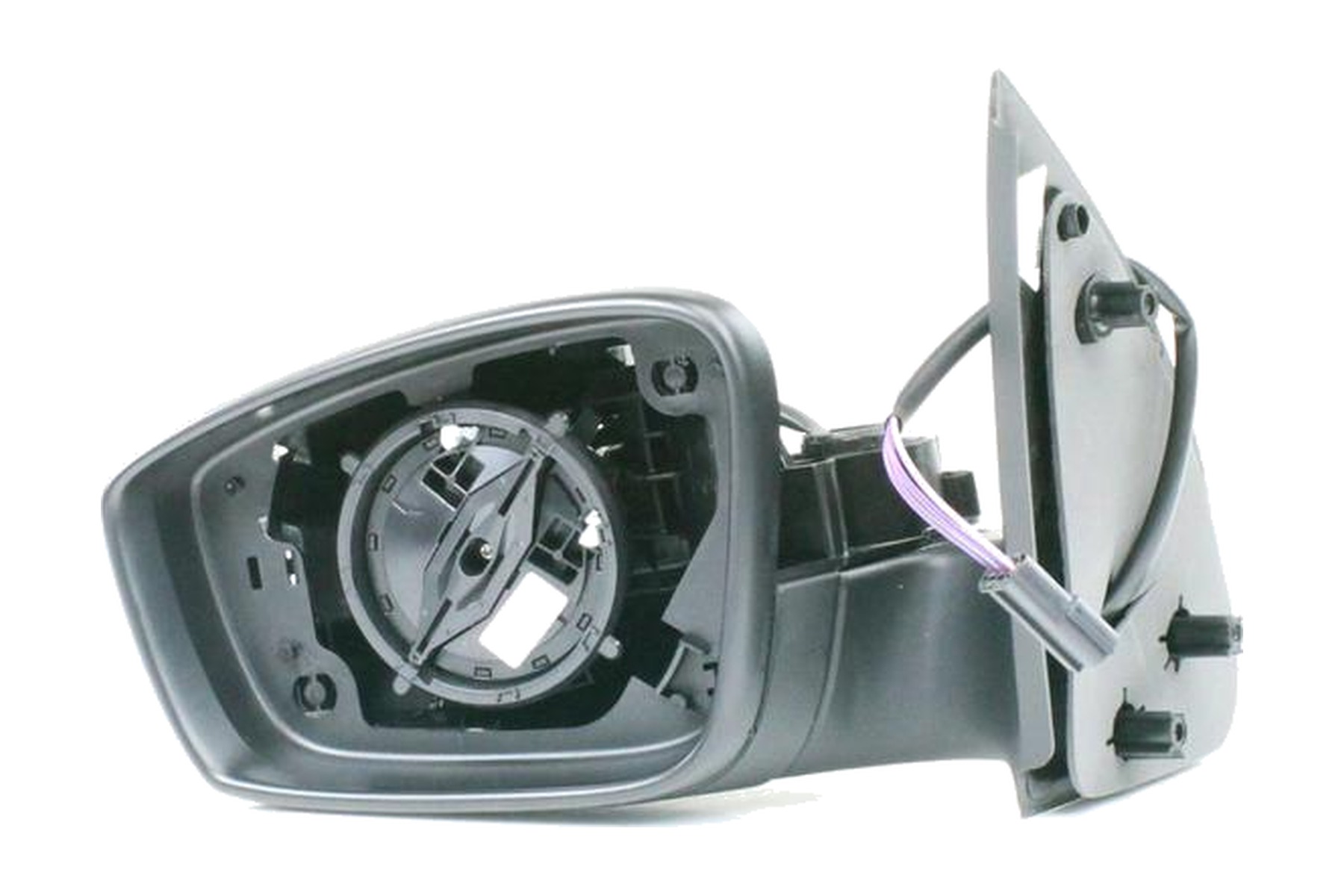 Espelho Retrovisor Preto Esquerdo (Motorista) Elétrico VW 5U1857507M1NN - Imagem 2