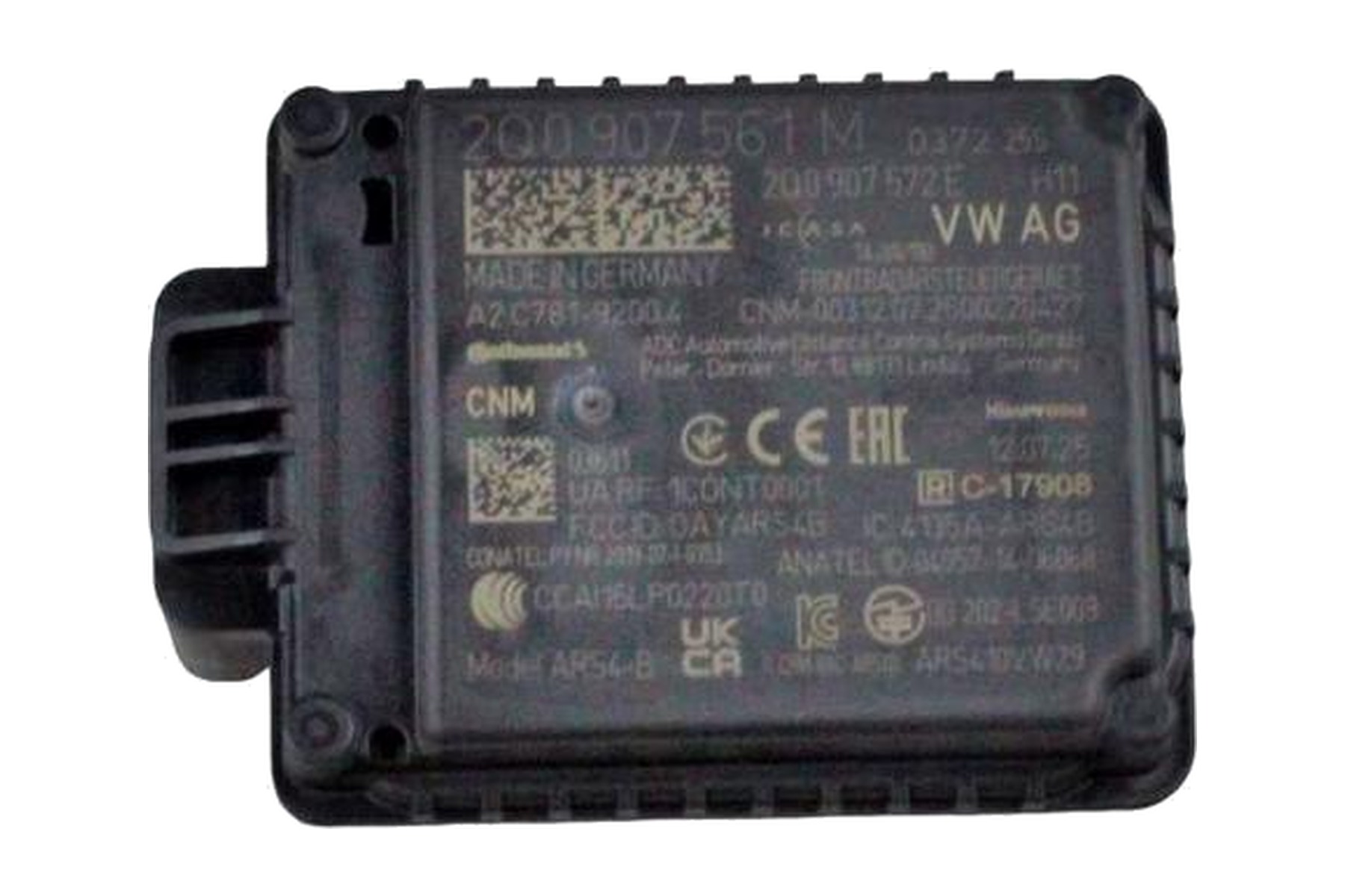 Módulo de Controle Adaptativo de Piloto Automático ACC VW 2Q0907561M - Imagem 2