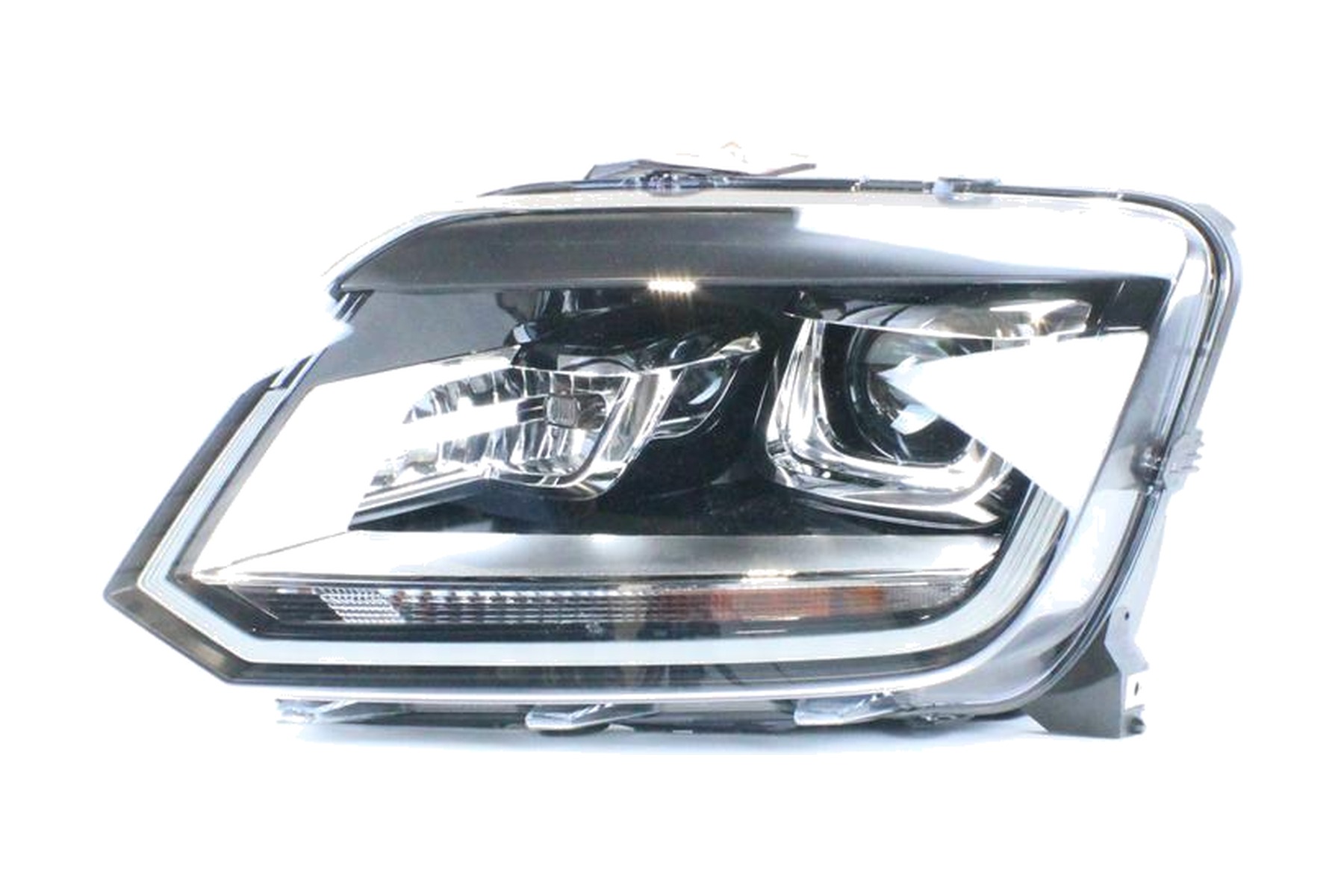 Farol Esquerdo (Motorista) Máscara Negra LED Xenon VW 2H1941017A