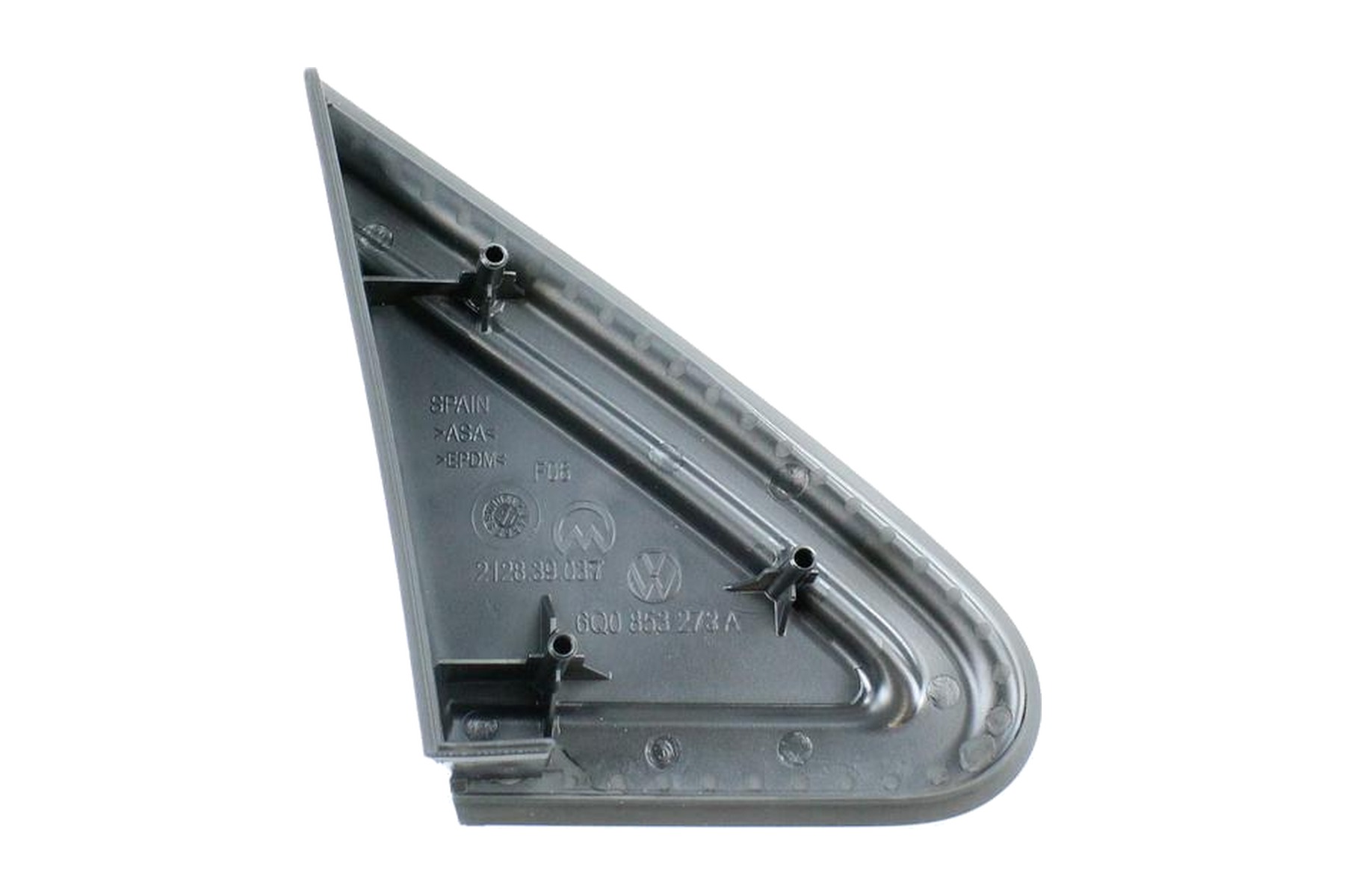 Acabamento de Suporte de Espelho Retrovisor VW 6Q0853273A9B9 - Imagem 3