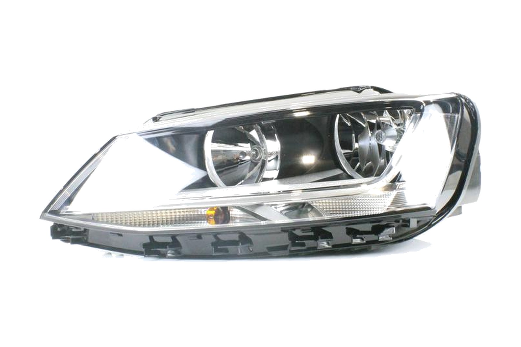 Farol Máscara Negra Esquerdo (Motorista) VW 5C7941005K