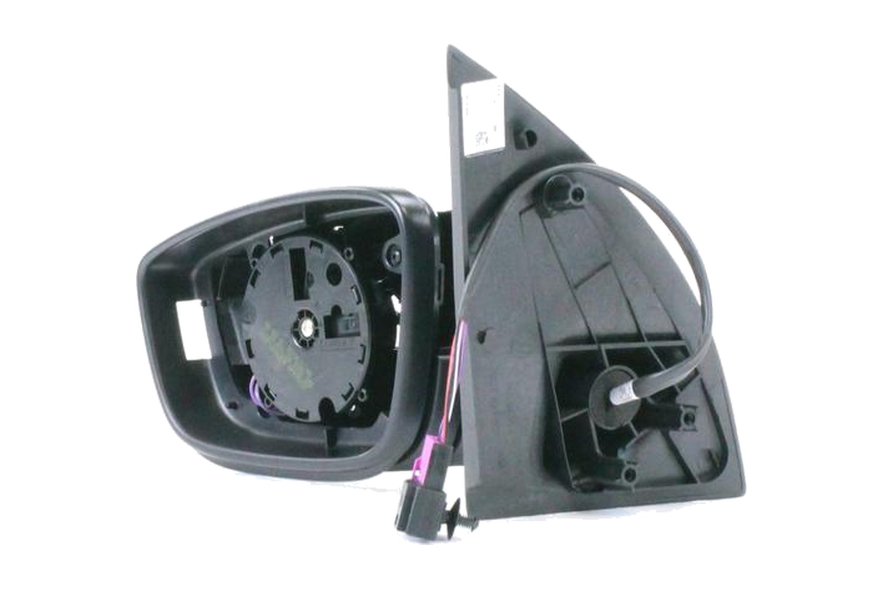 Espelho Retrovisor Preto Esquerdo (Motorista) Elétrico VW 5U7857507E1NN - Imagem 4
