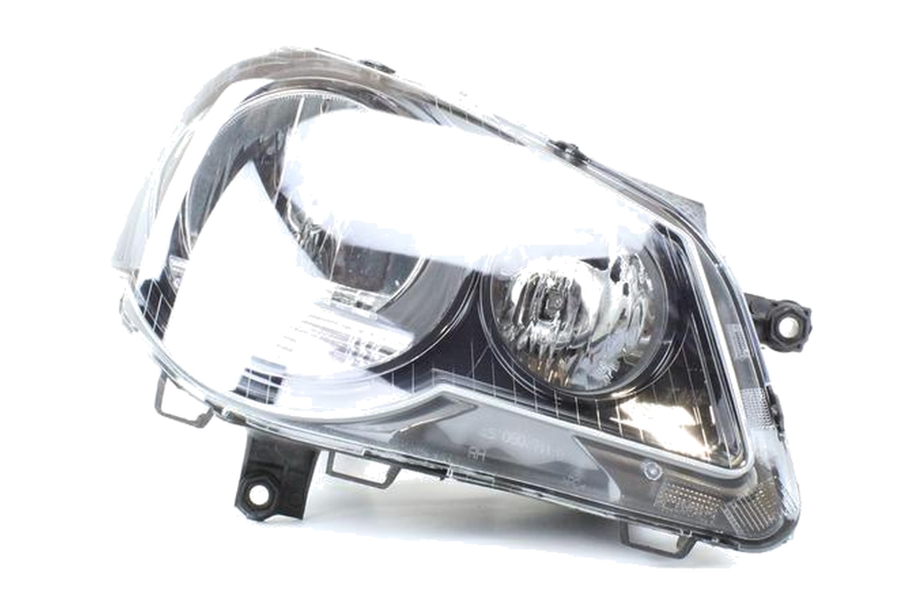 Farol Máscara Negra Direito (Passageiro) Duplo VW 6QE941008D - Imagem 3