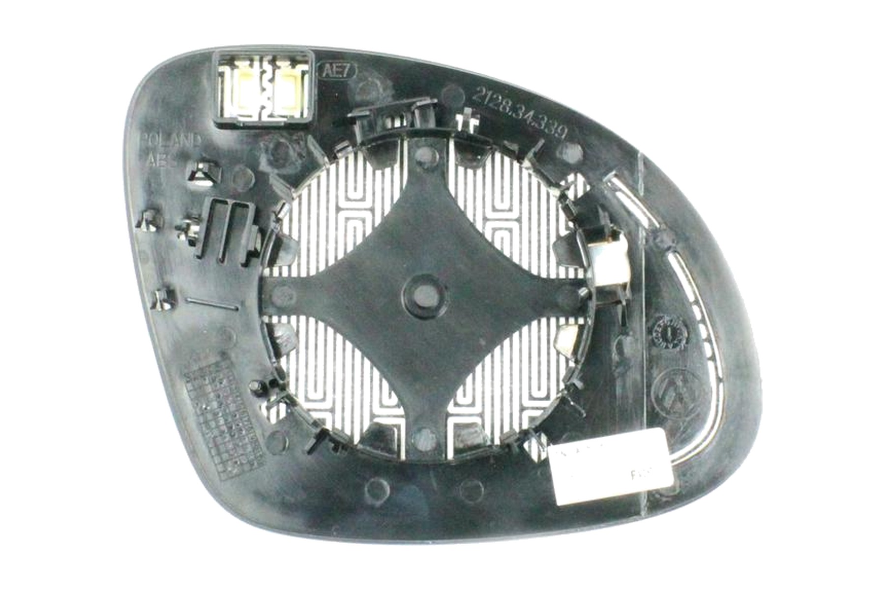 Vidro de Espelho Retrovisor Esquerdo (Motorista) VW 5N0857521 - Imagem 2