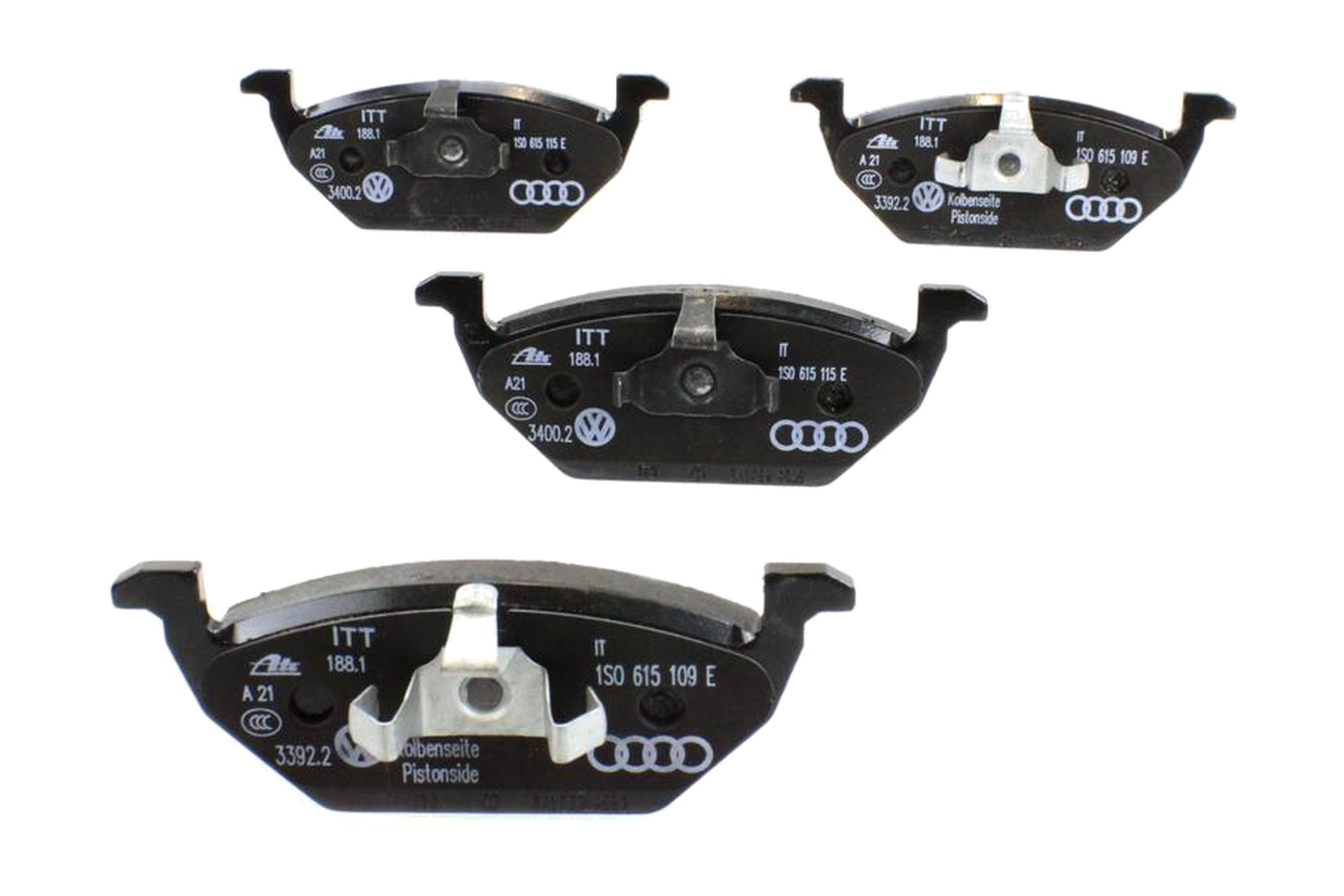 Pastilha de Freio Dianteiro VW 1S0698151D - Imagem 4