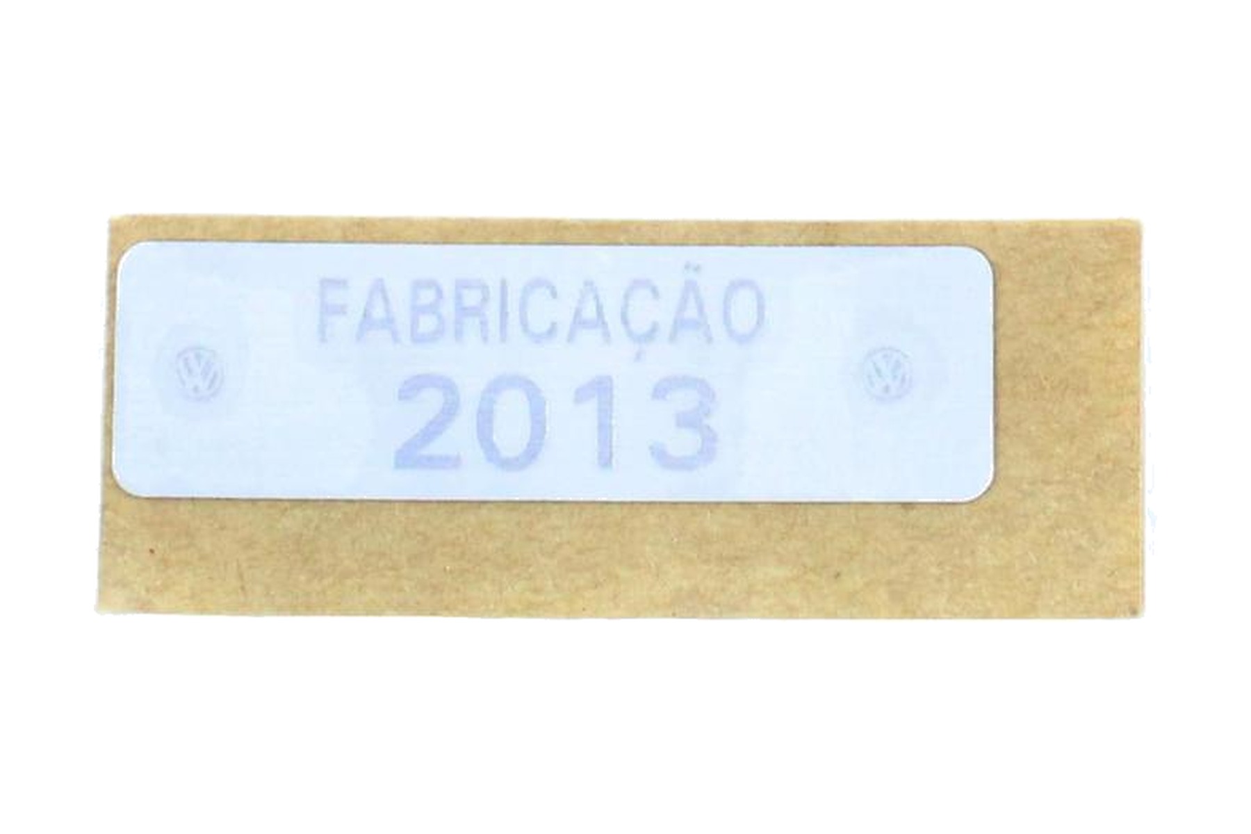 Etiqueta de Identificação VW 5U0010757D