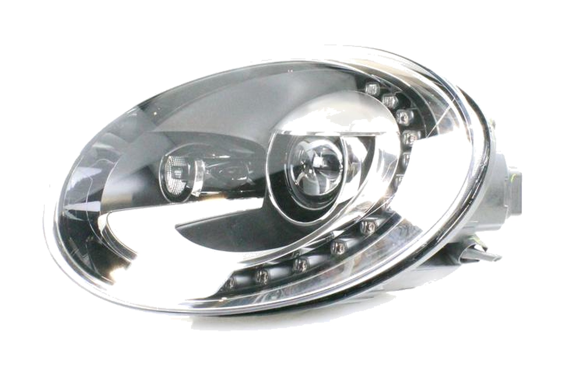 Farol Máscara Negra LED Esquerdo (Motorista) VW 5C1941031J - Imagem 2