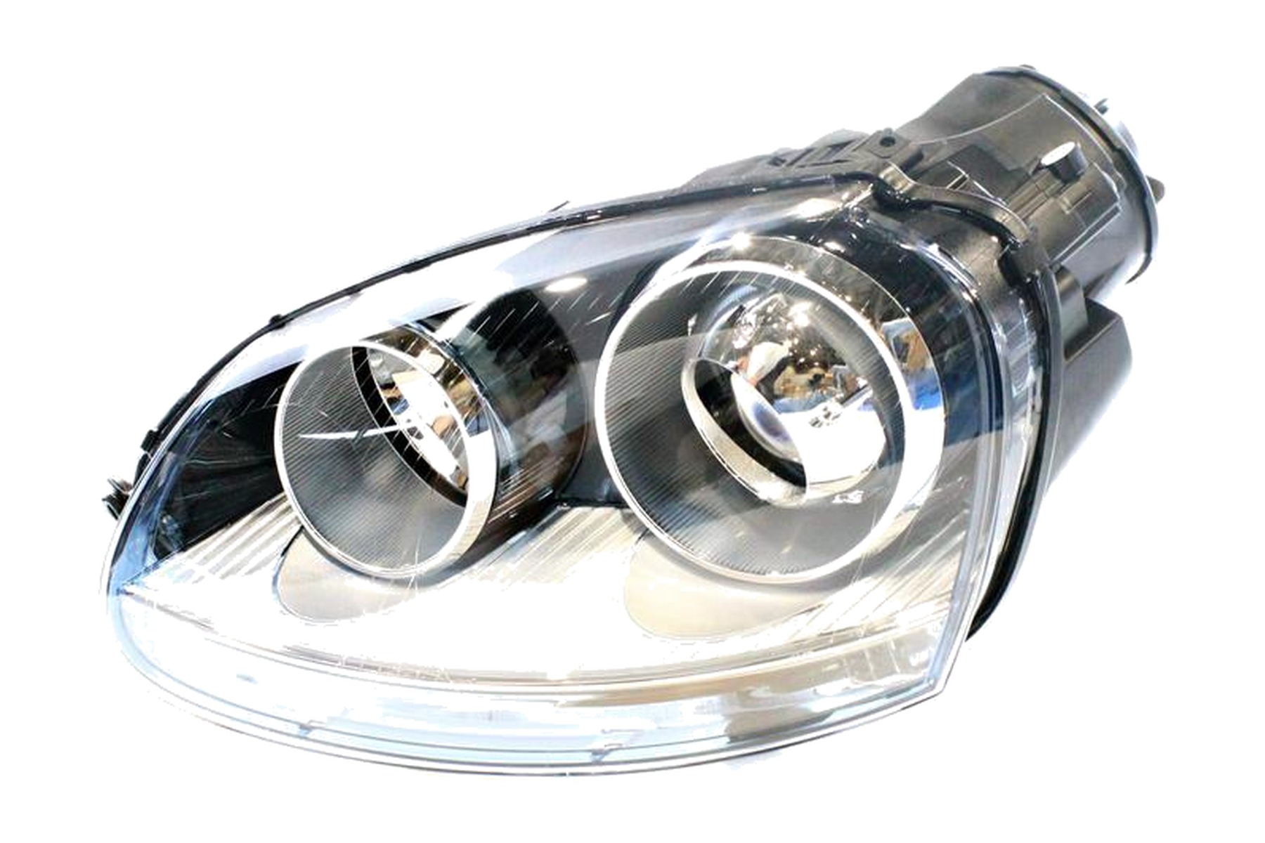 Farol Máscara Negra Esquerdo (Motorista) Xenon Duplo VW 1K6941039 - Imagem 2