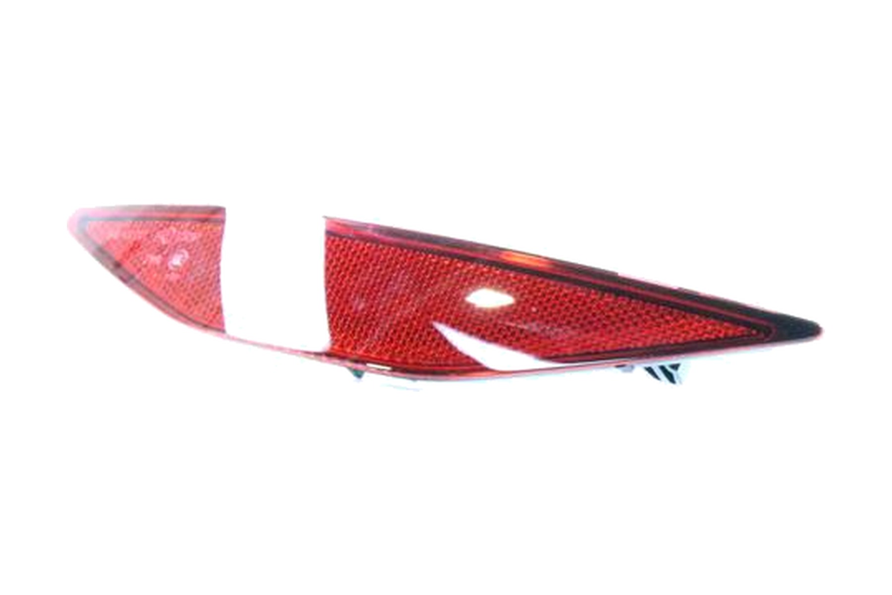 Refletor de Para-choque Vermelho Traseiro Esquerdo (Motorista) VW 5G0945105 - Imagem 4