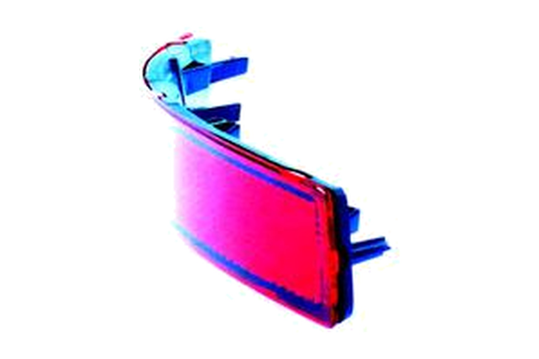 Refletor de Para-choque Vermelho Traseiro Esquerdo (Motorista) VW 5C6945105B - Imagem 7