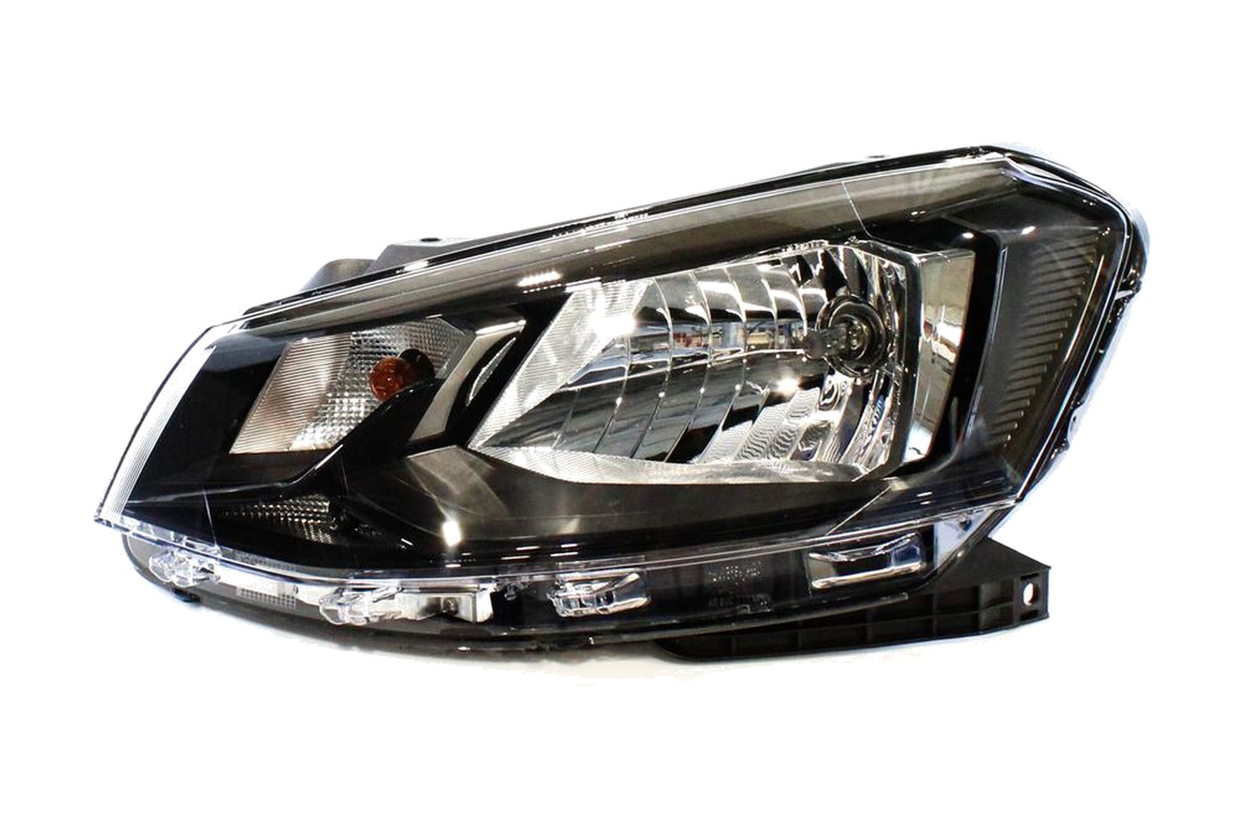 Farol Máscara Negra Esquerdo (Motorista) VW 5U0941005D