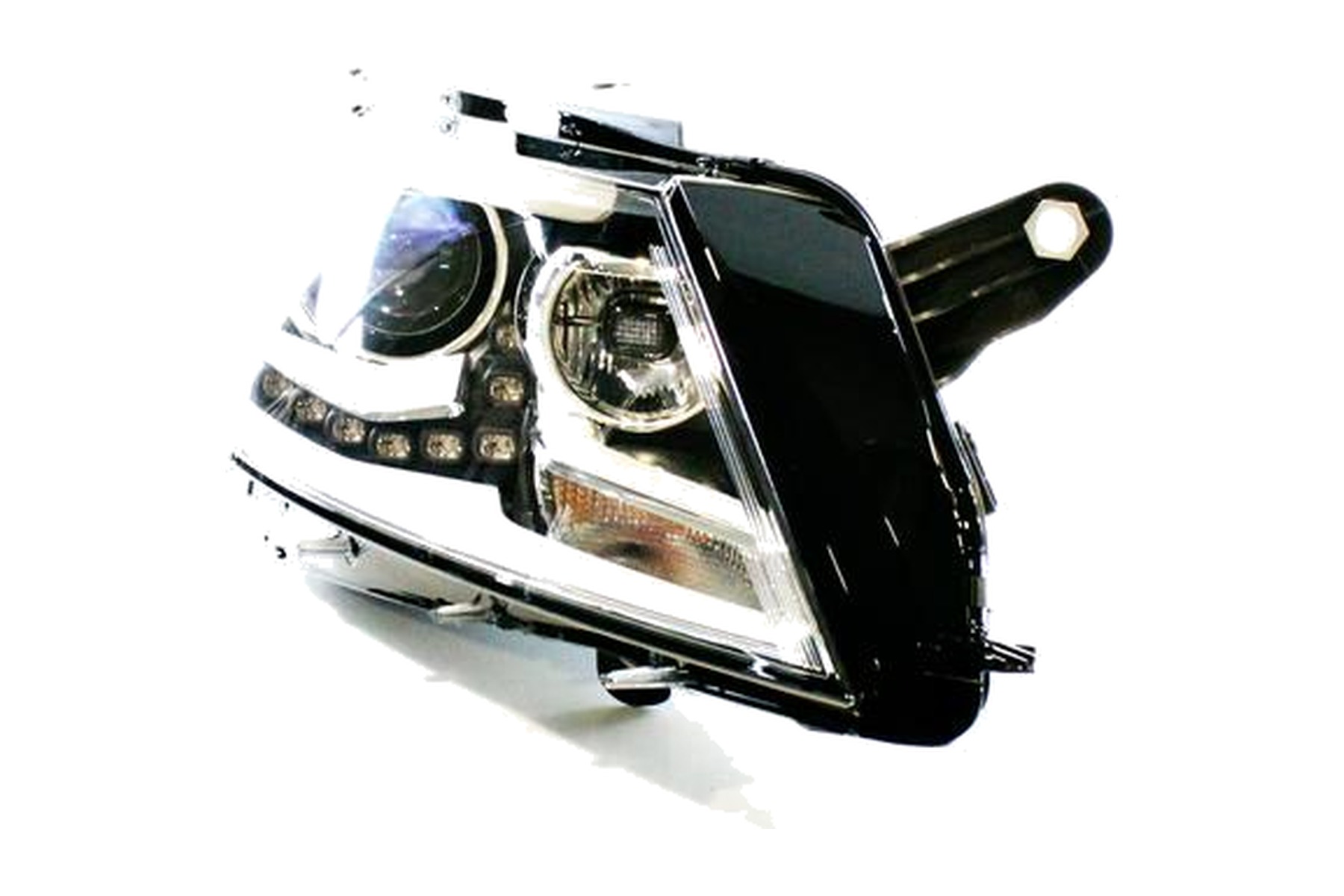 Farol Máscara Negra LED Direito (Passageiro) Xenon VW 3C8941754Q - Imagem 5