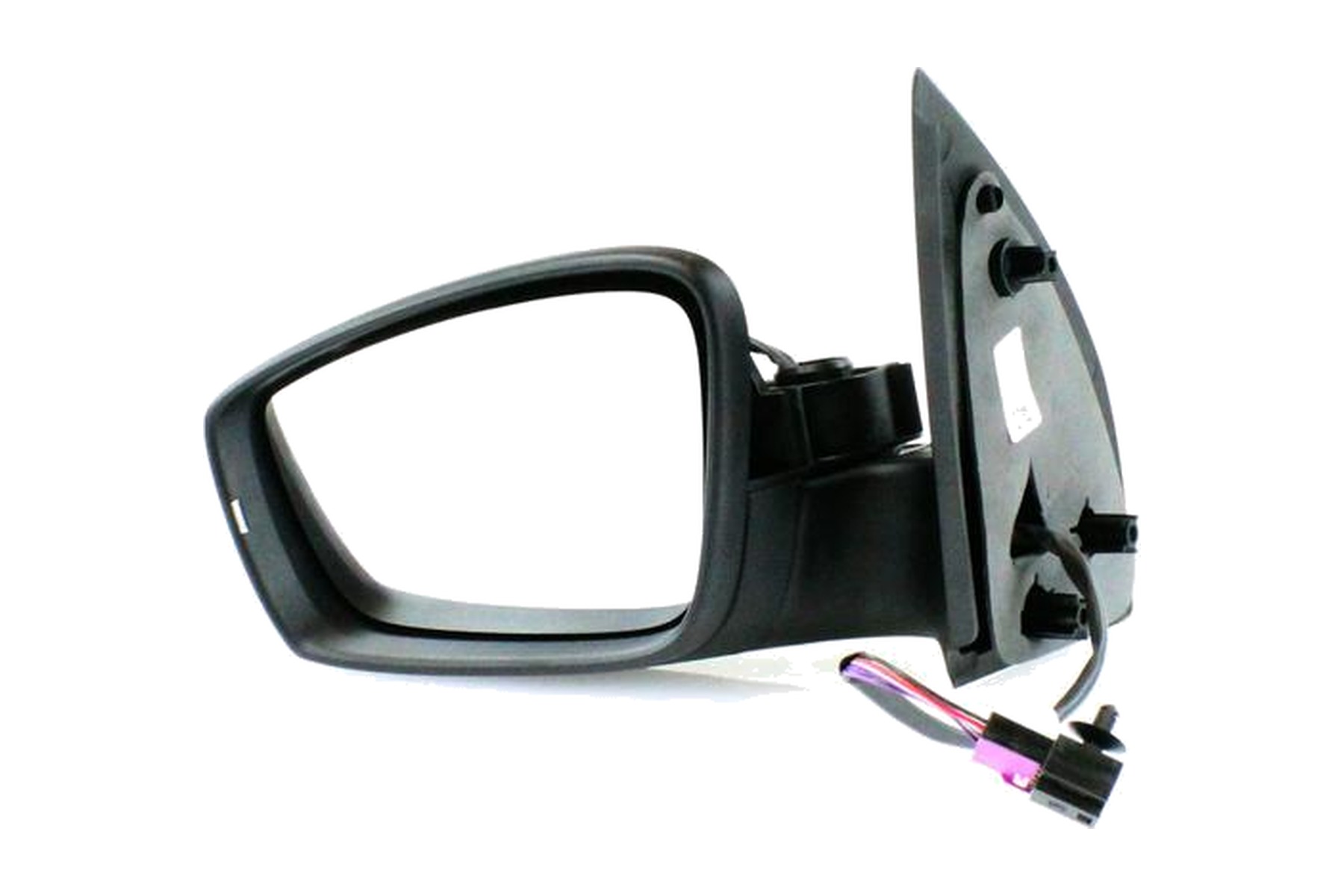 Espelho Retrovisor Preto Esquerdo (Motorista) Elétrico VW 5U1857507N9B9 - Imagem 2