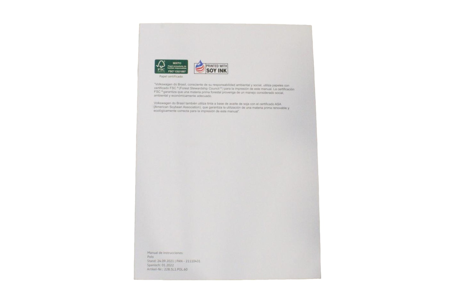 Manual de Instruções VW 6EA012763AG - Imagem 2