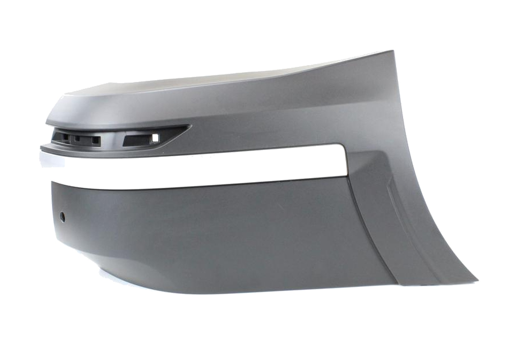Para-choque Traseiro Esquerdo (Motorista) Texturizado Preto Fosco Prata VW 5U7807141MBAJ