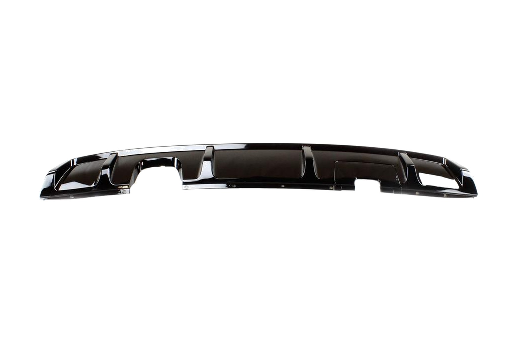 Spoiler Difusor de Para-choque Traseiro Central Preto Brilhante VW 5Z6807433E041